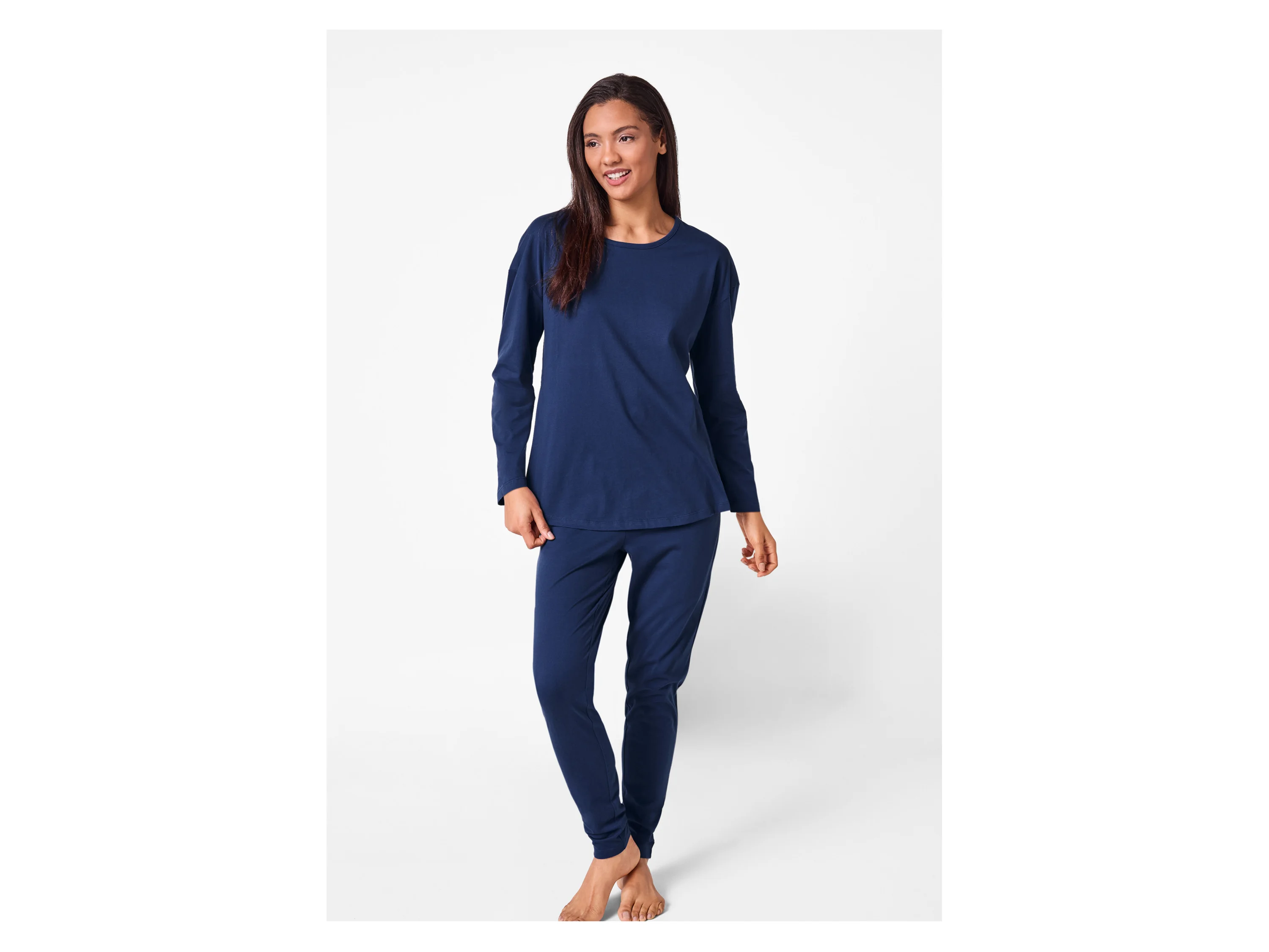 ESMARA® Damen Umstandspyjama (Blau, L(44/46)) – Bild 3 von 4
