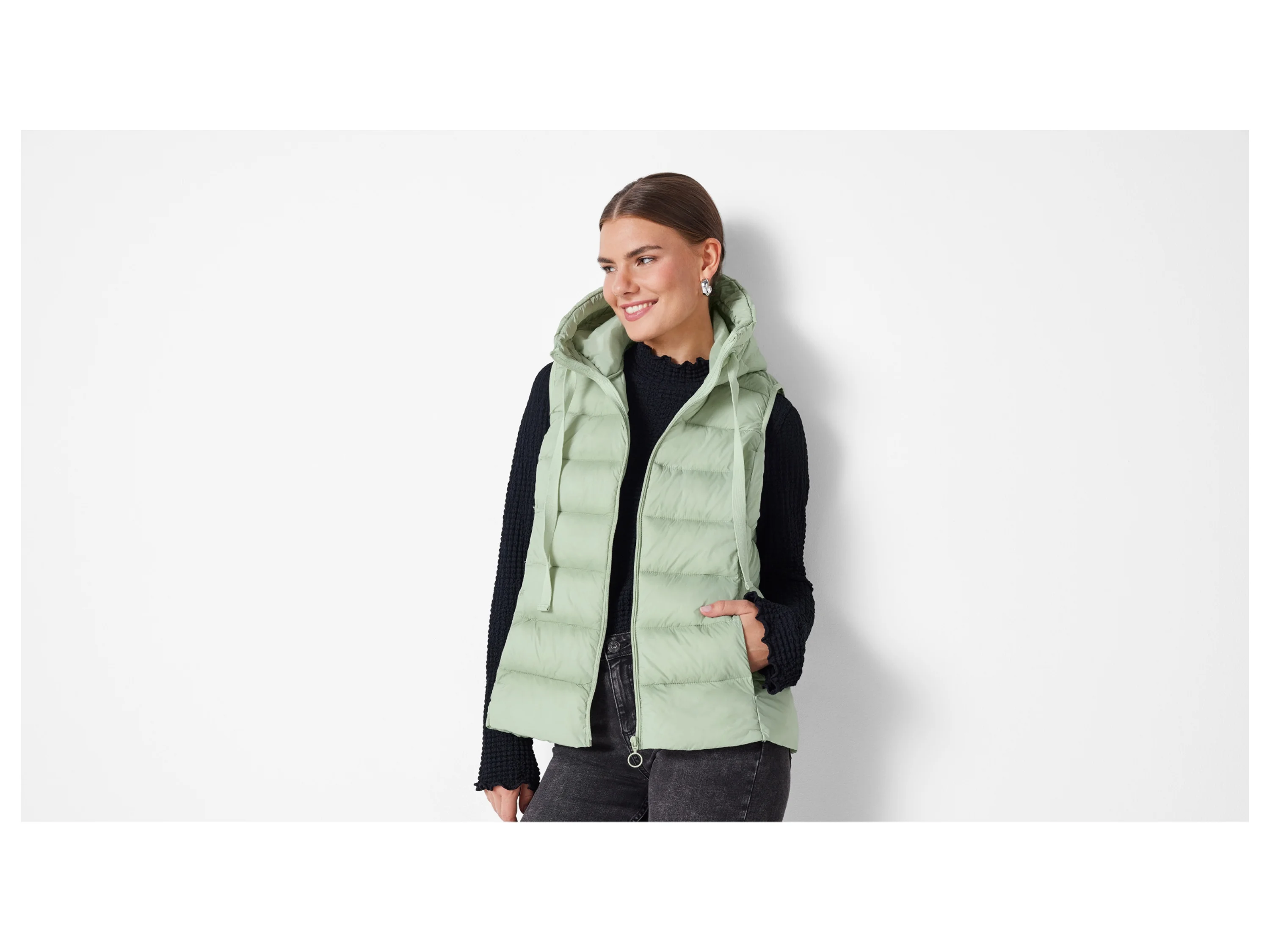ESMARA® Damen Weste (Grün, XS(32/34)) – Bild 2 von 3