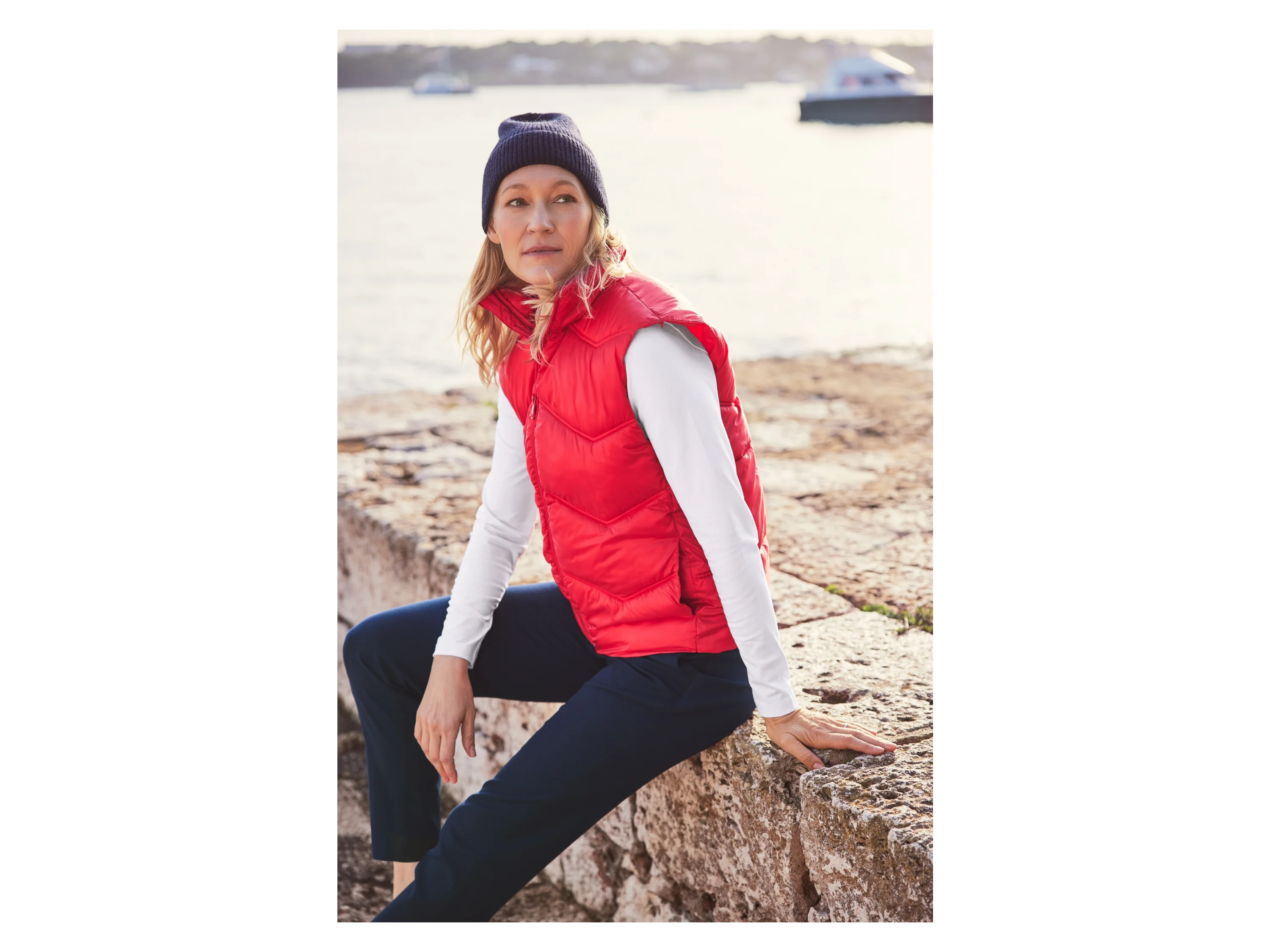 ESMARA® Damen Weste Lightweight (Rot, XS(32/34)) – Bild 4 von 4