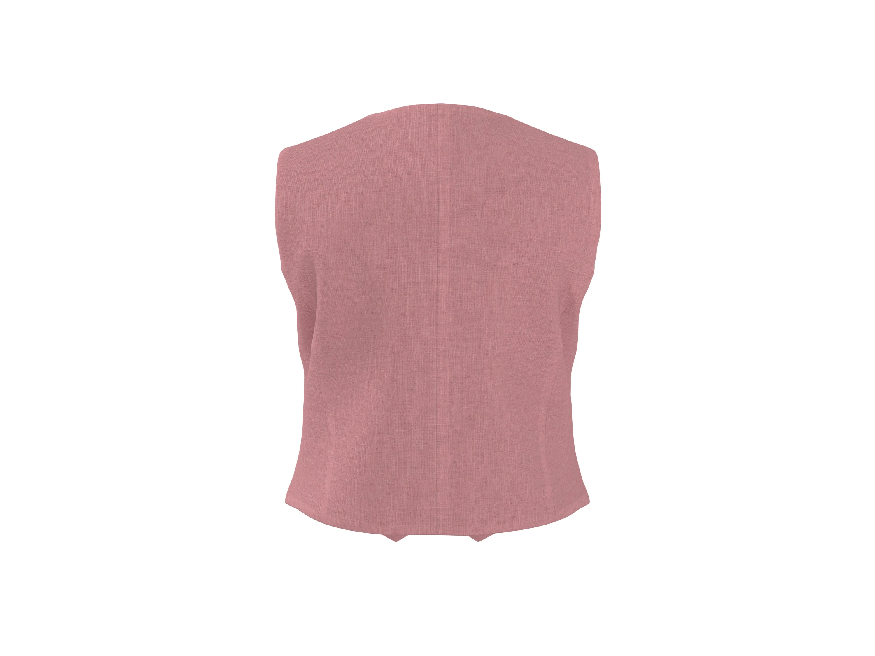ESMARA® Damen Weste mit Leinen (Rosé, 38) – Bild 3 von 4