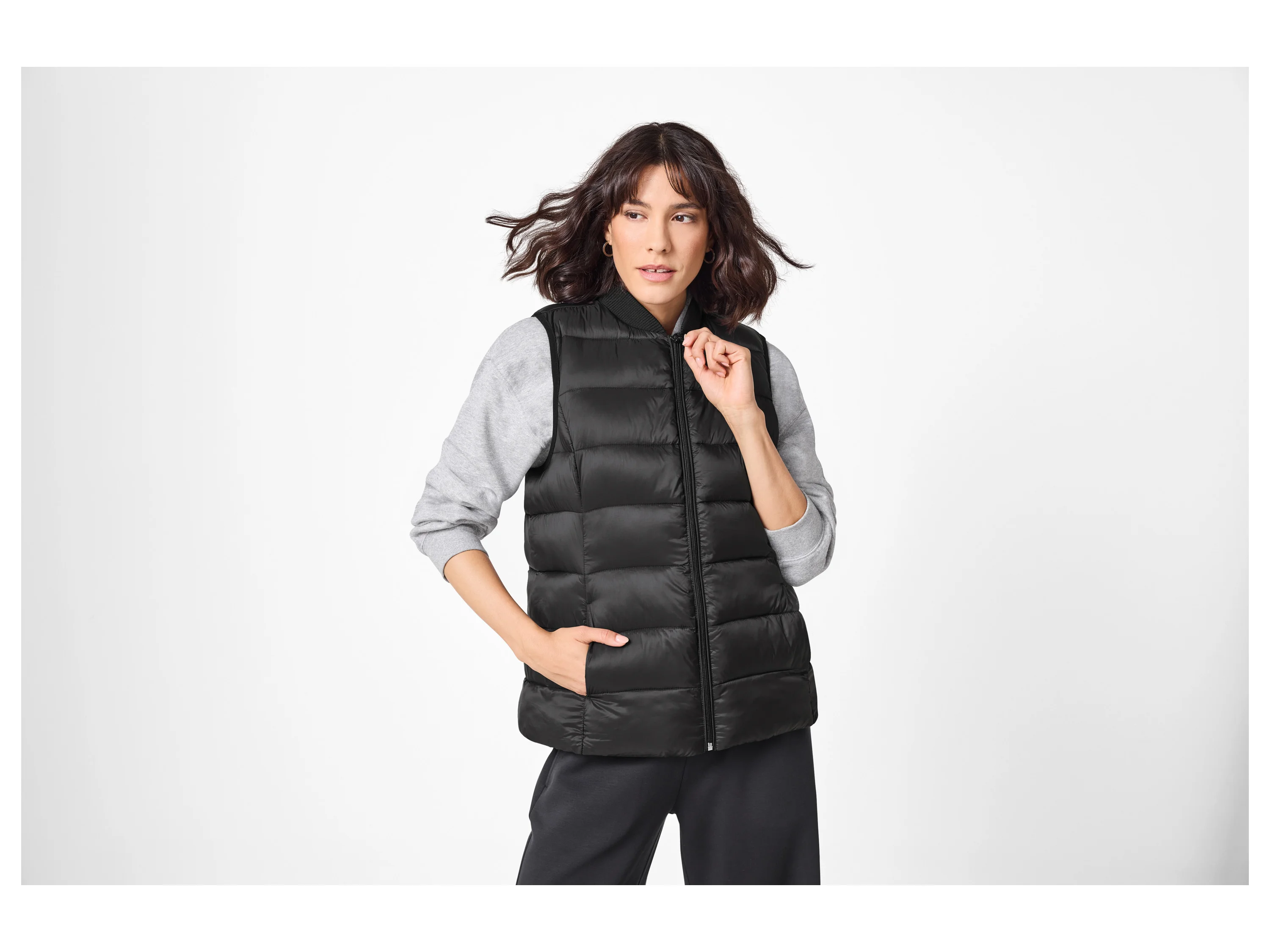 ESMARA® Damen Weste (Schwarz, L(44/46)) – Bild 2 von 3