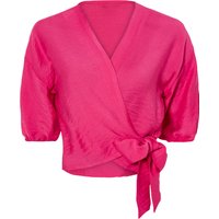 ESMARA® Damen Wickelbluse (Pink, 44)