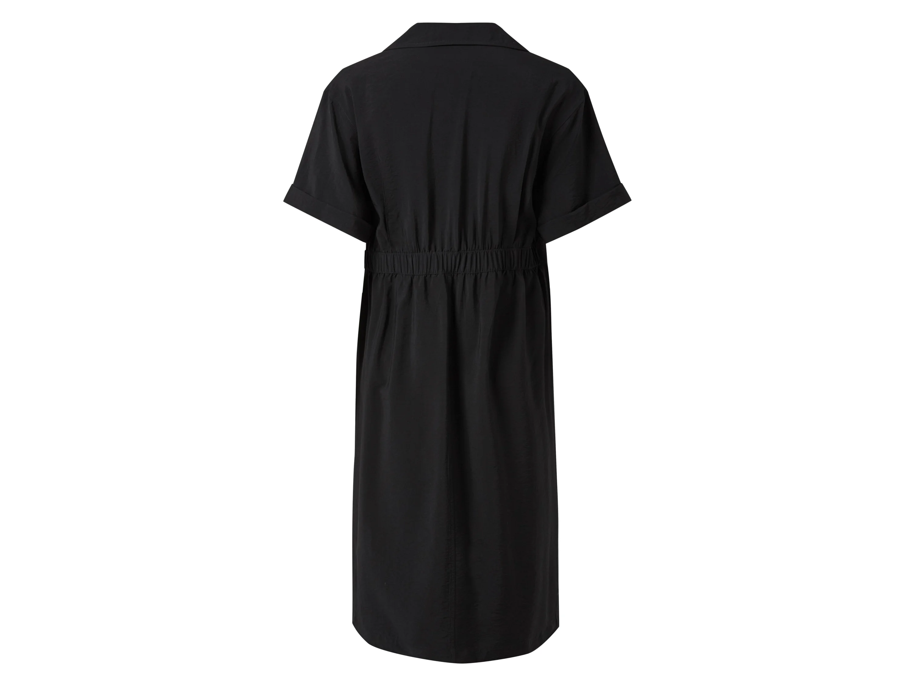 ESMARA® Damen Wickelkleid / Kleid, mit Bindeband (Schwarz, 34) – Bild 3 von 4
