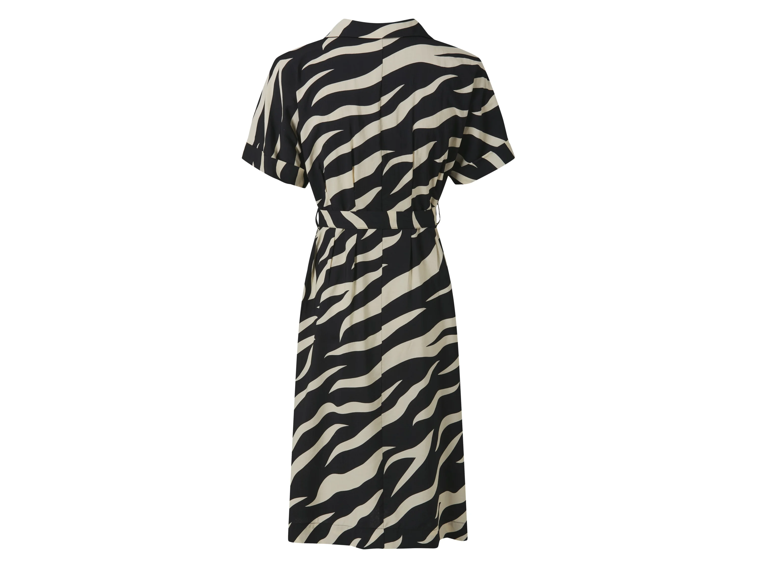 ESMARA® Damen Wickelkleid / Kleid, mit Bindeband (Gemustert, 38) – Bild 3 von 4