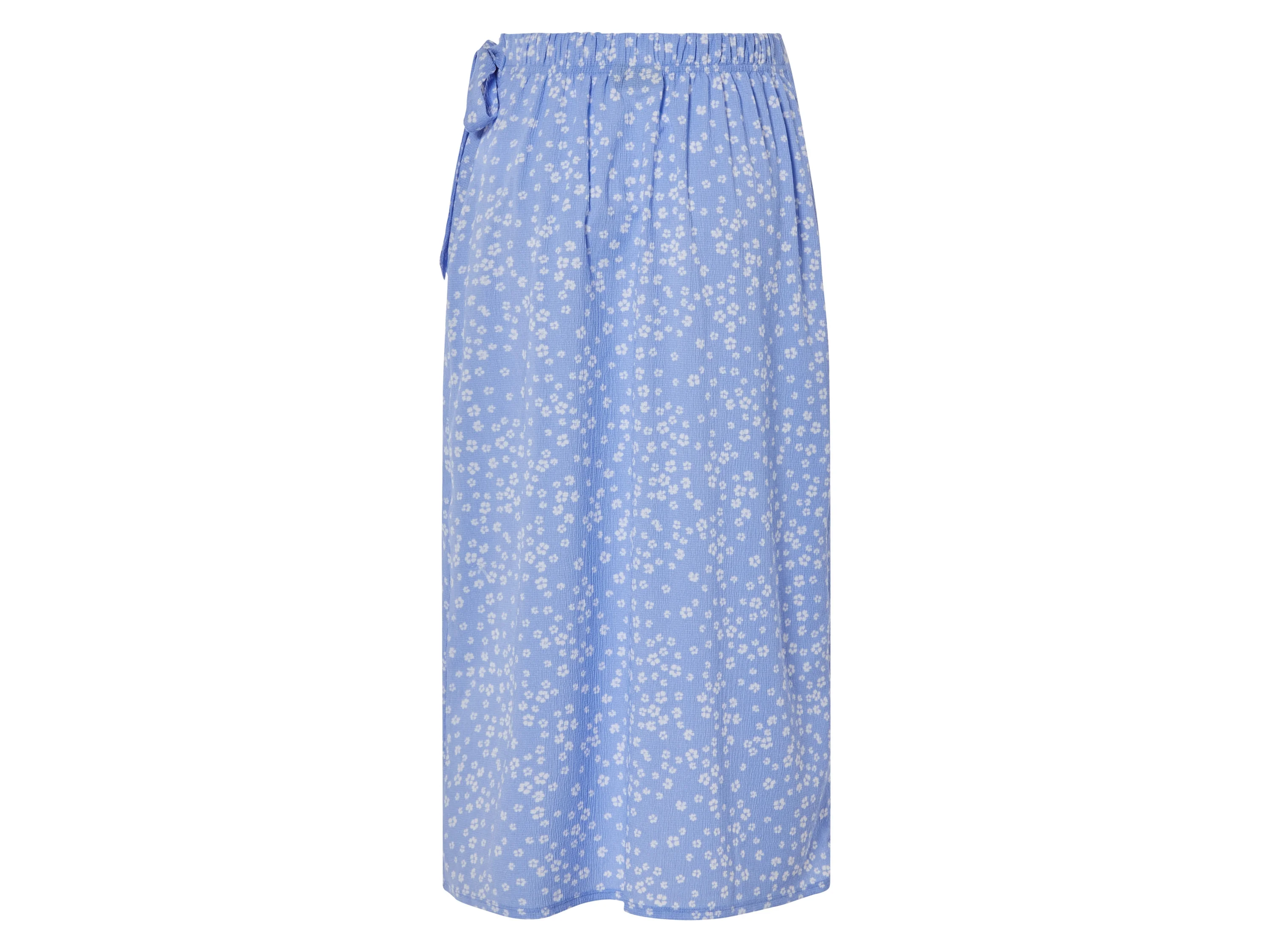 ESMARA® Damen Wickelrock (hellblau mit Blumen, L(44/46)) – Bild 3 von 4