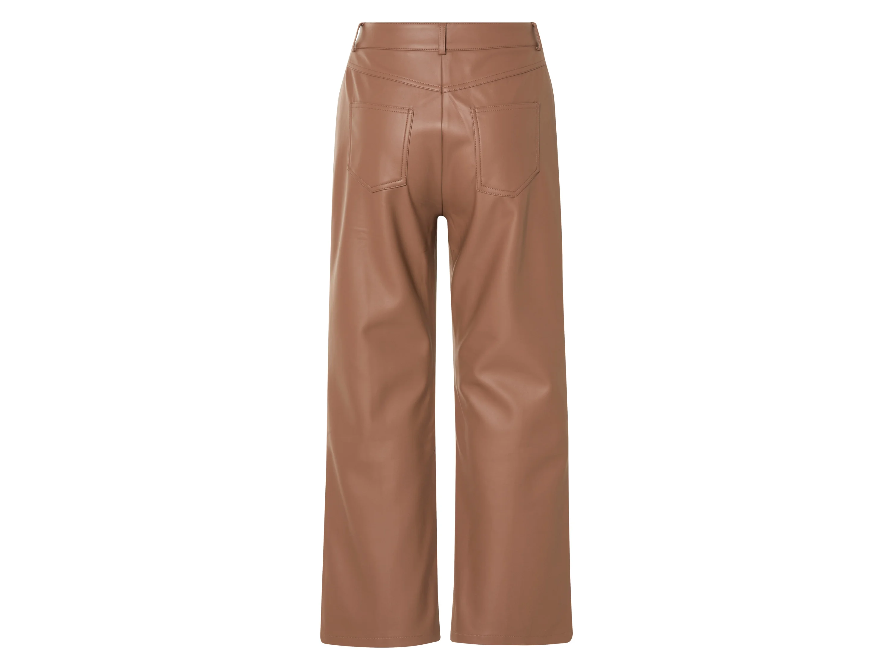 ESMARA® Damen Wide-Leg-Hose (Braun, 44) – Bild 3 von 3
