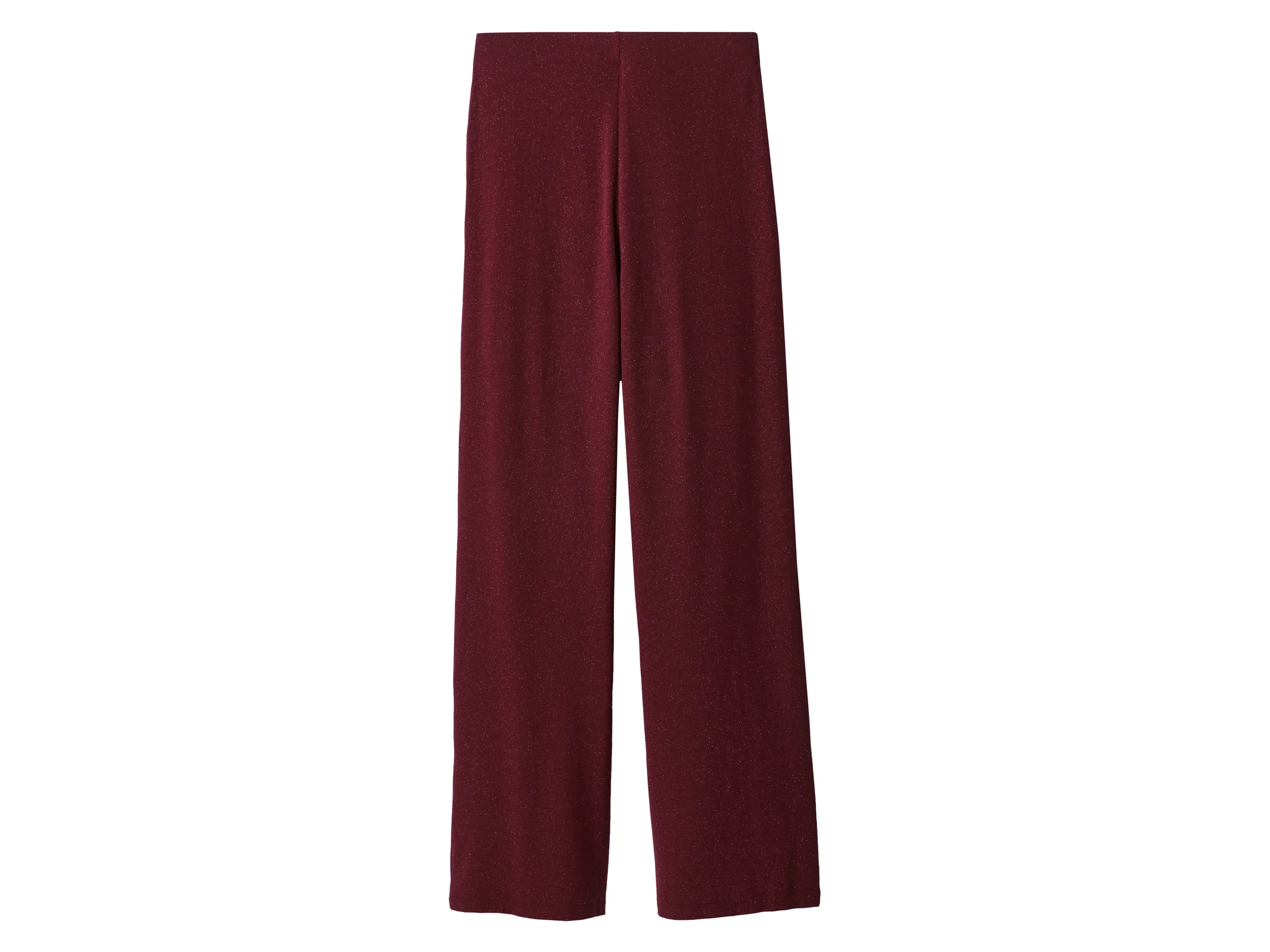 ESMARA® Damen Wide-Leg-Hose (Burgunder, S(36/38)) – Bild 3 von 4