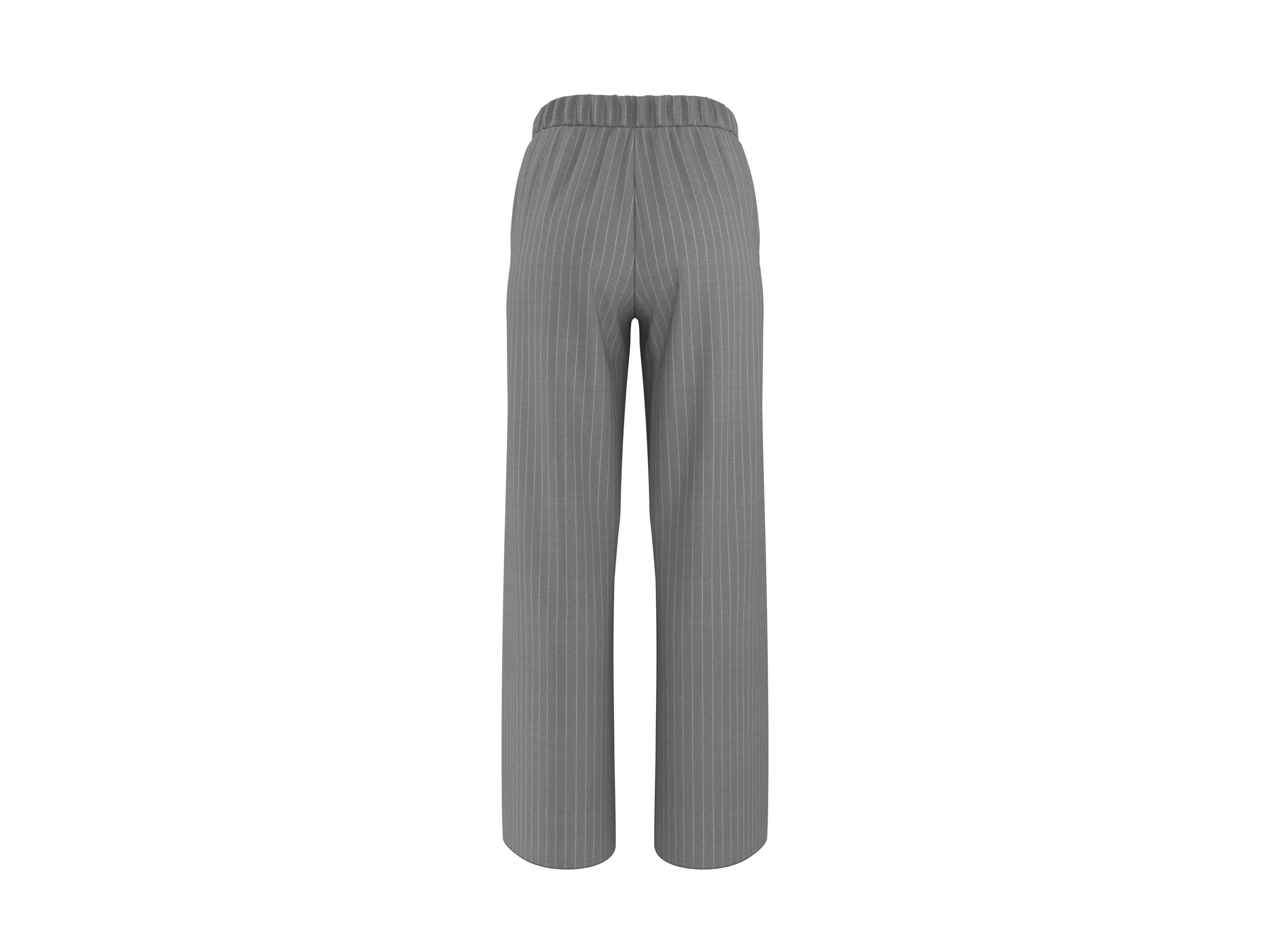 ESMARA® Damen Wide-Leg-Hose (Grau, L(44/46)) – Bild 2 von 2