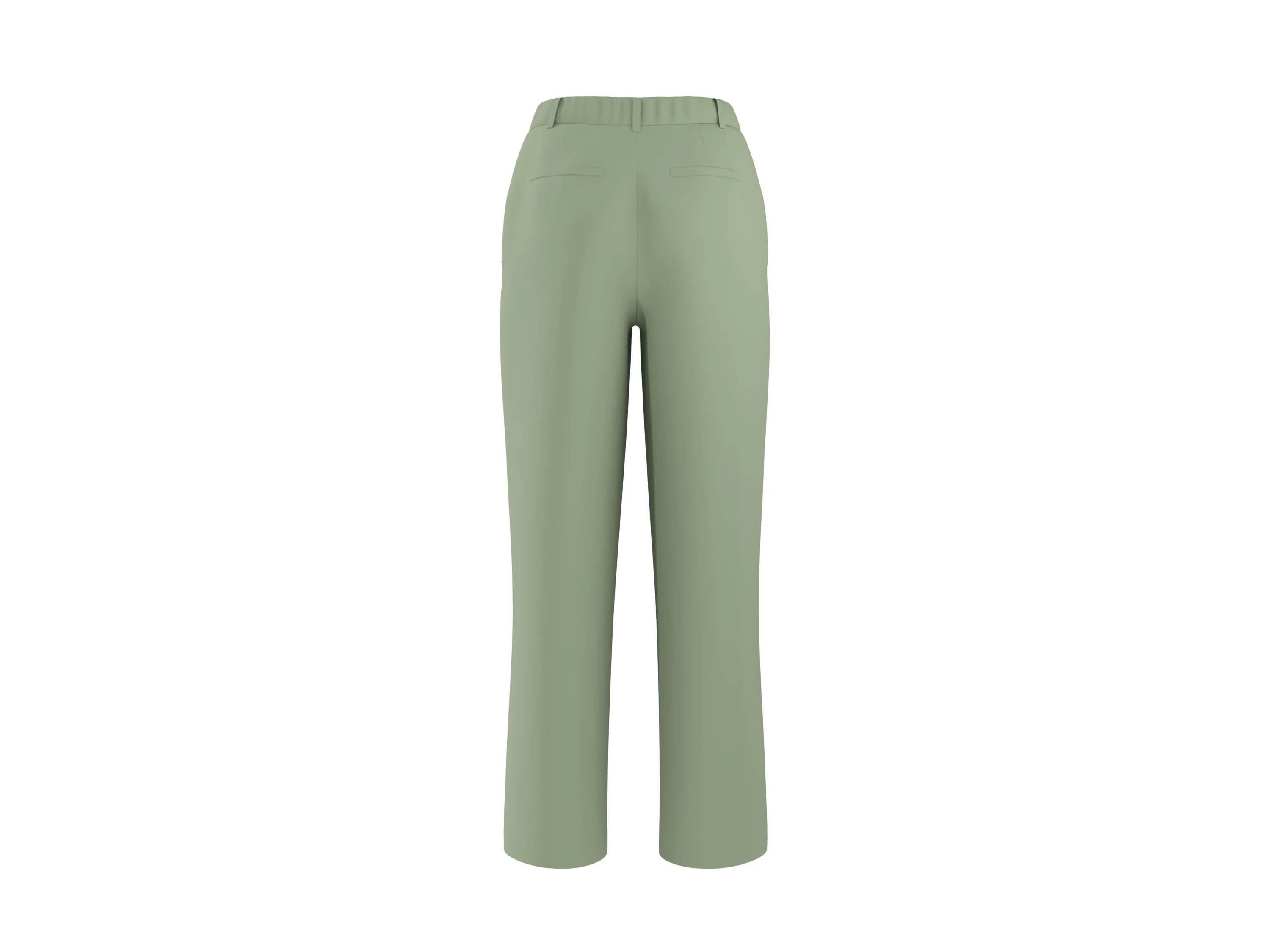 ESMARA® Damen Wide-Leg-Hose (Grün, M) – Bild 4 von 4