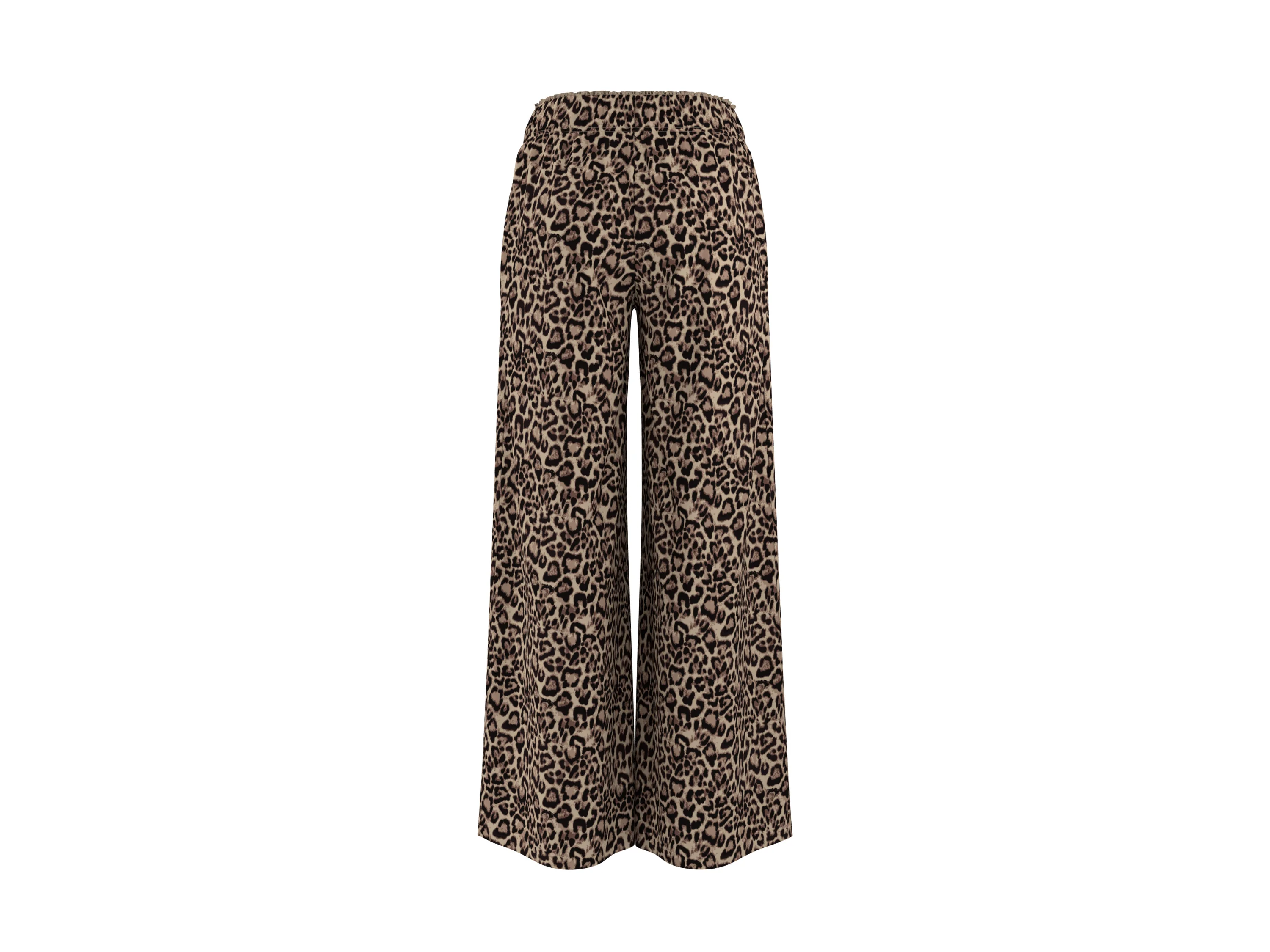 ESMARA® Damen Wide-Leg-Hose (Leo, XS(32/34)) – Bild 2 von 4