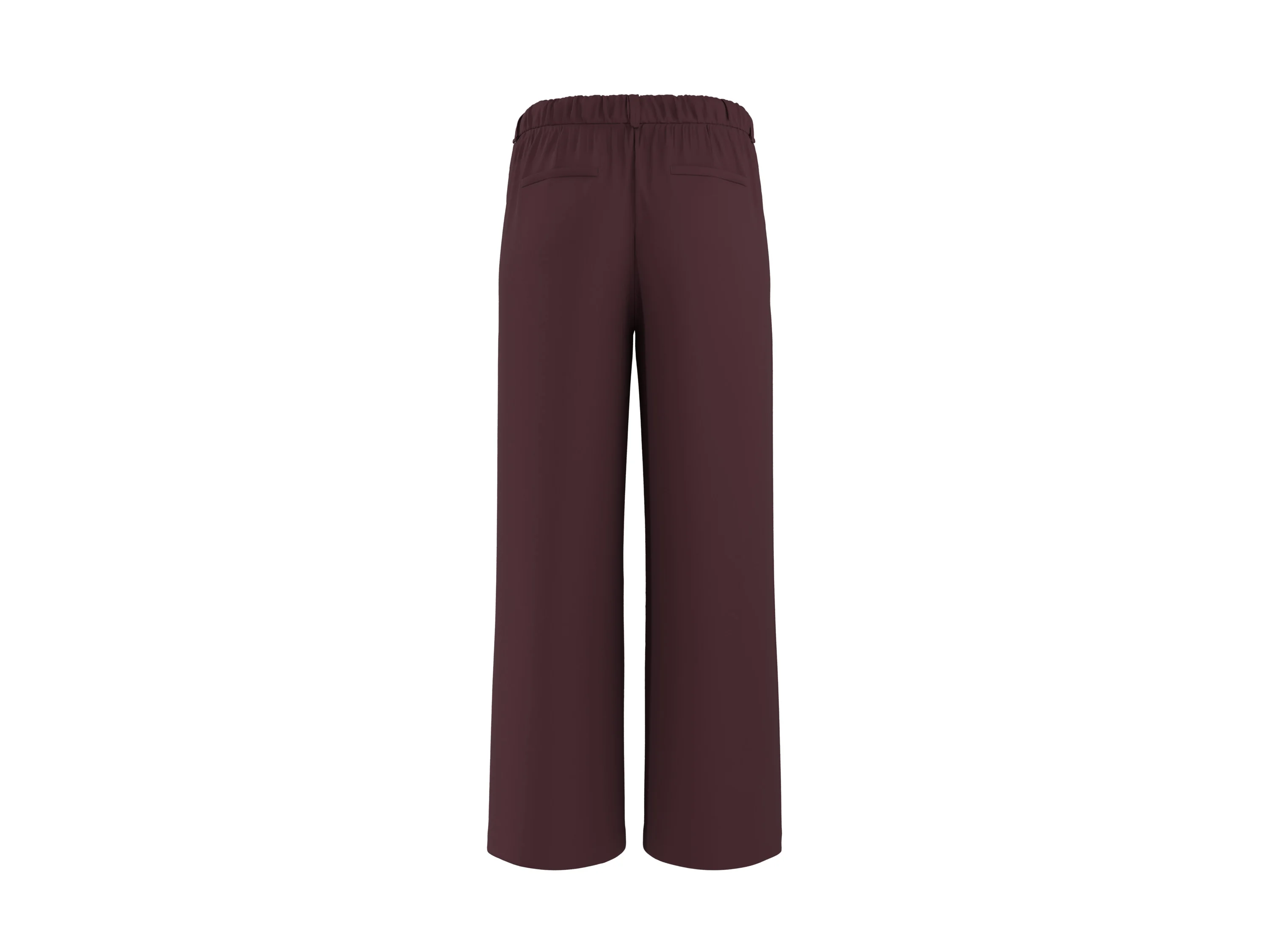 ESMARA® Damen Wide-Leg-Hose (Rot, XS(32/34)) – Bild 2 von 2