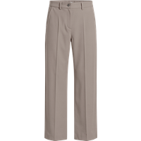 ESMARA® Damen Wide-Leg-Twillhose (Beige, S(36/38))