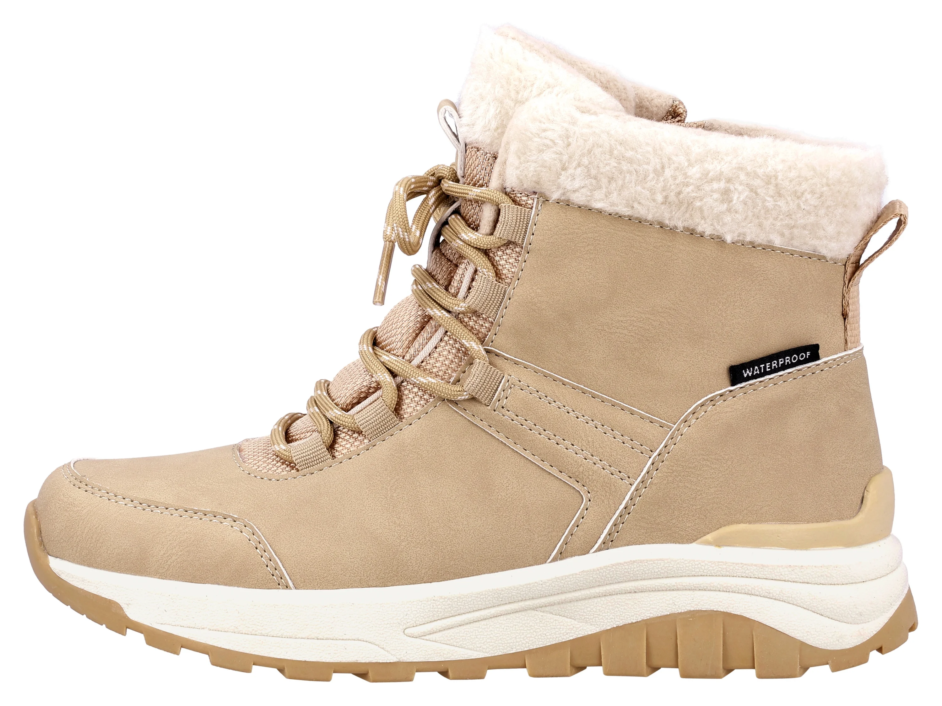 ESMARA® Damen Winterstiefel (Beige, 38) – Bild 2 von 4