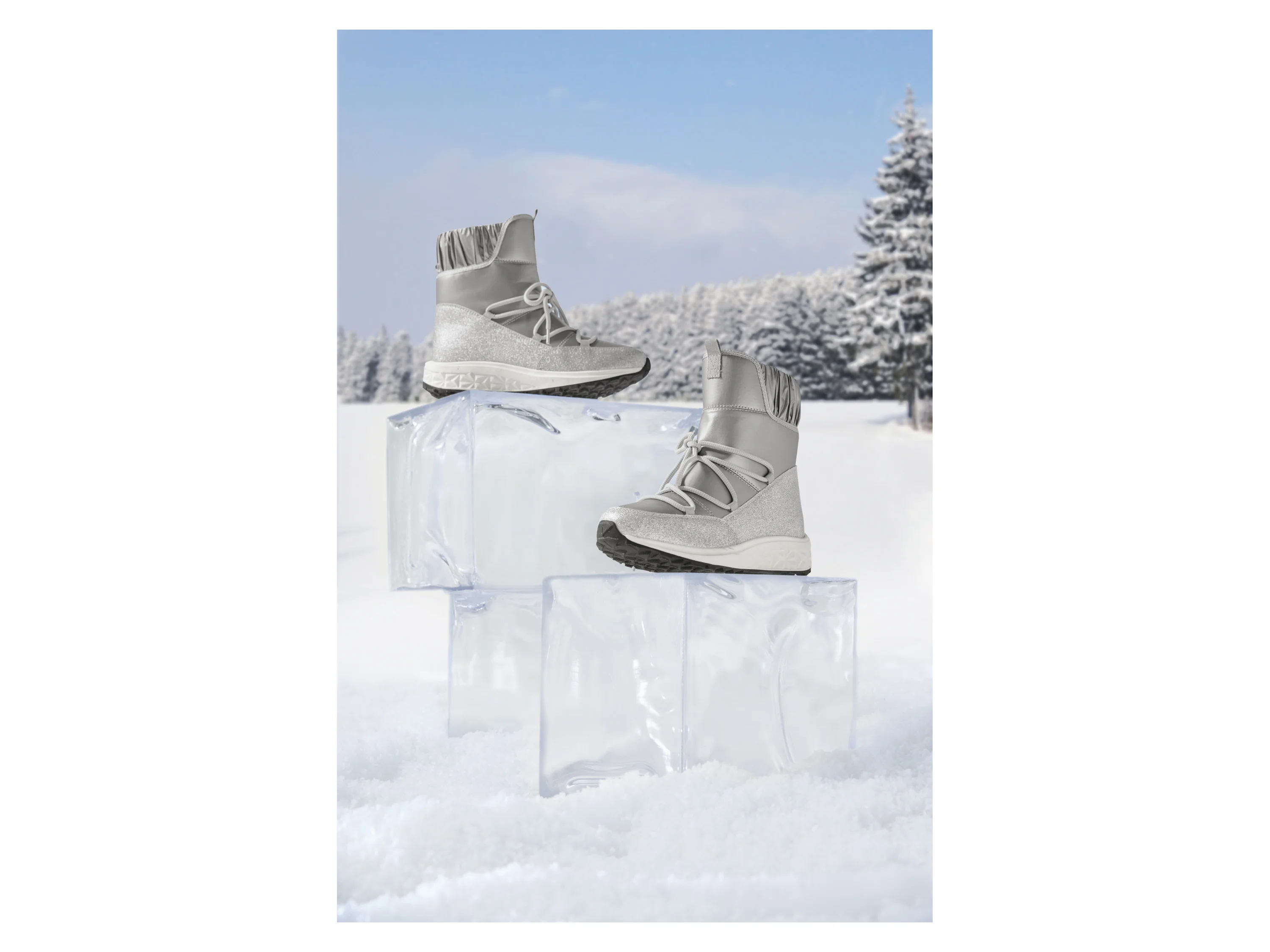 ESMARA® Damen Winterstiefel (Grau, 41) – Bild 2 von 4