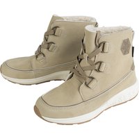 ESMARA® Damen Winterstiefel mit Warmfutter (Beige, 36)