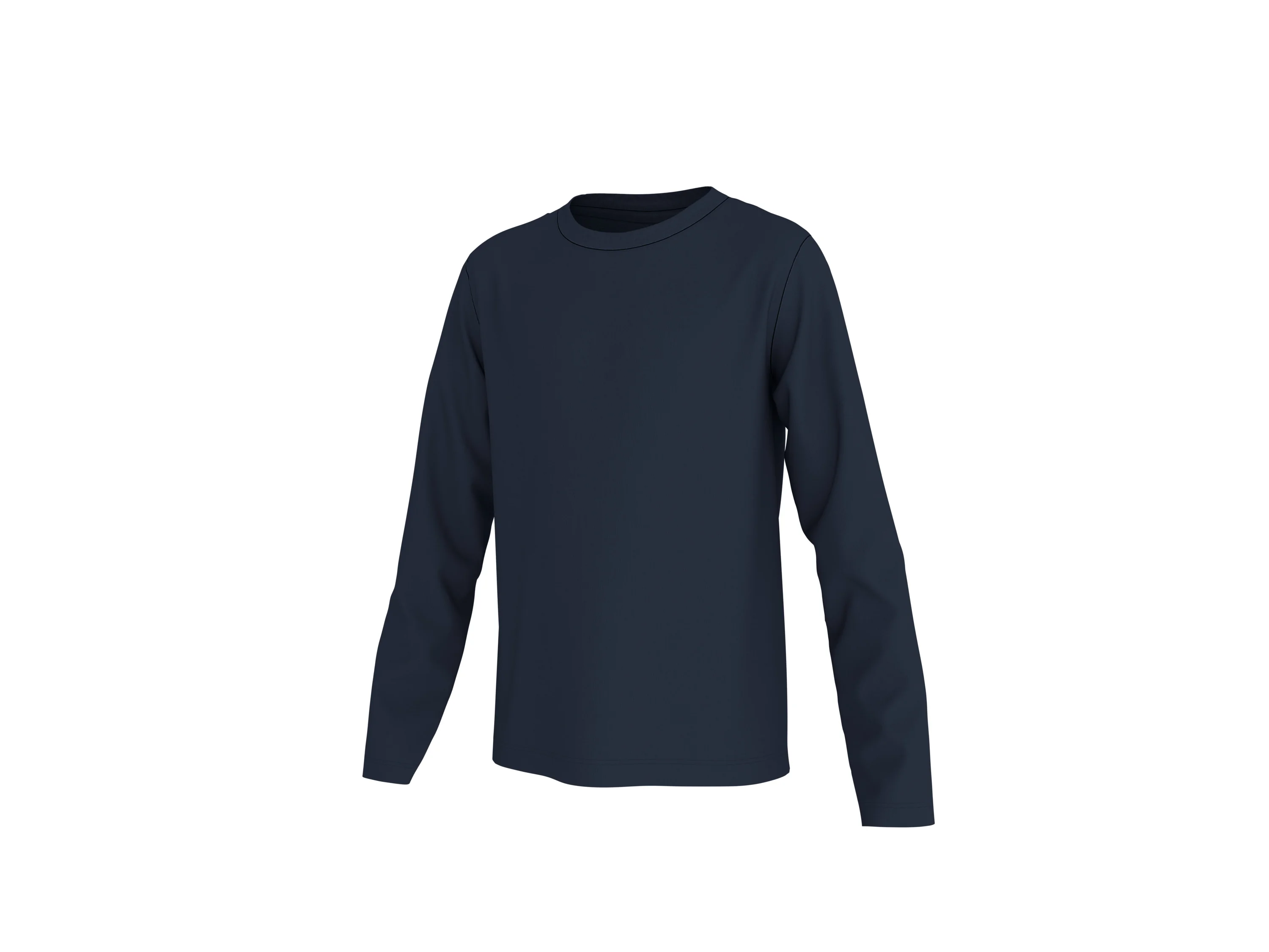 ESMARA KIDS Kinder Langarmshirts, 2 Stück (schwarz/navy, 146/152) – Bild 4 von 4