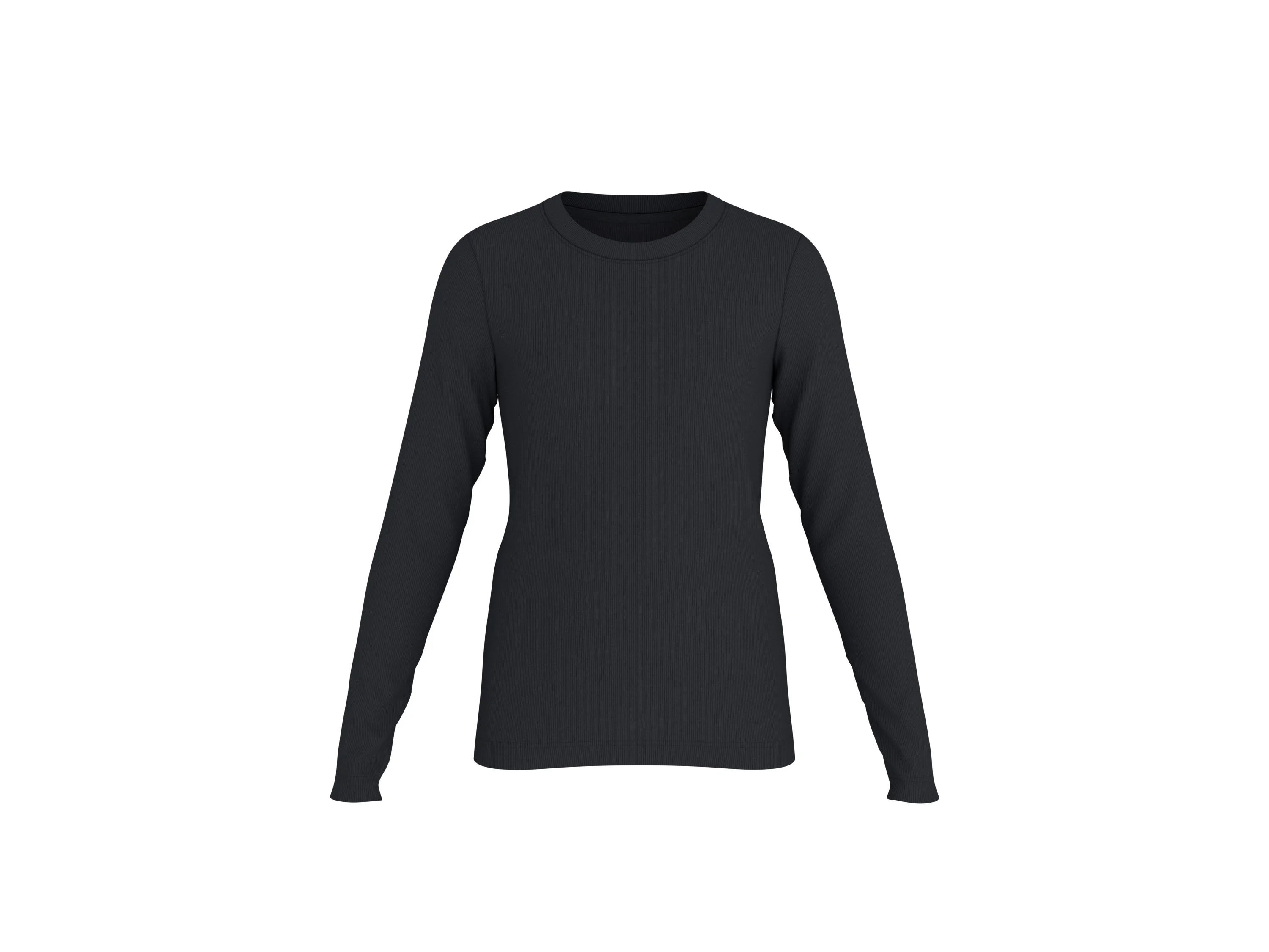 ESMARA KIDS Kinder Langarmshirts, 2 Stück (schwarz/beige, 146/152) – Bild 3 von 4