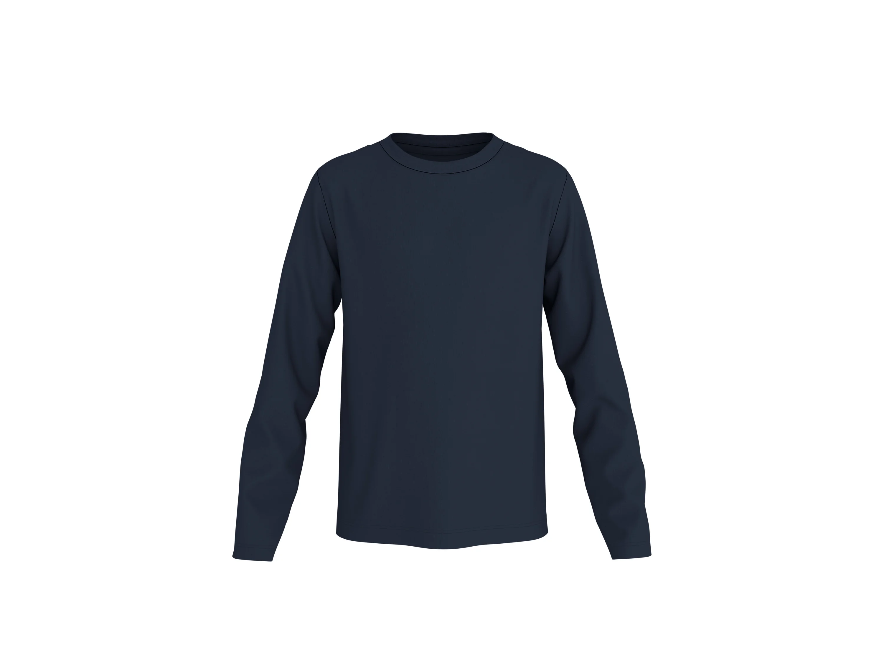 ESMARA KIDS Kinder Langarmshirts, 2 Stück (schwarz/navy, 134/140) – Bild 3 von 4