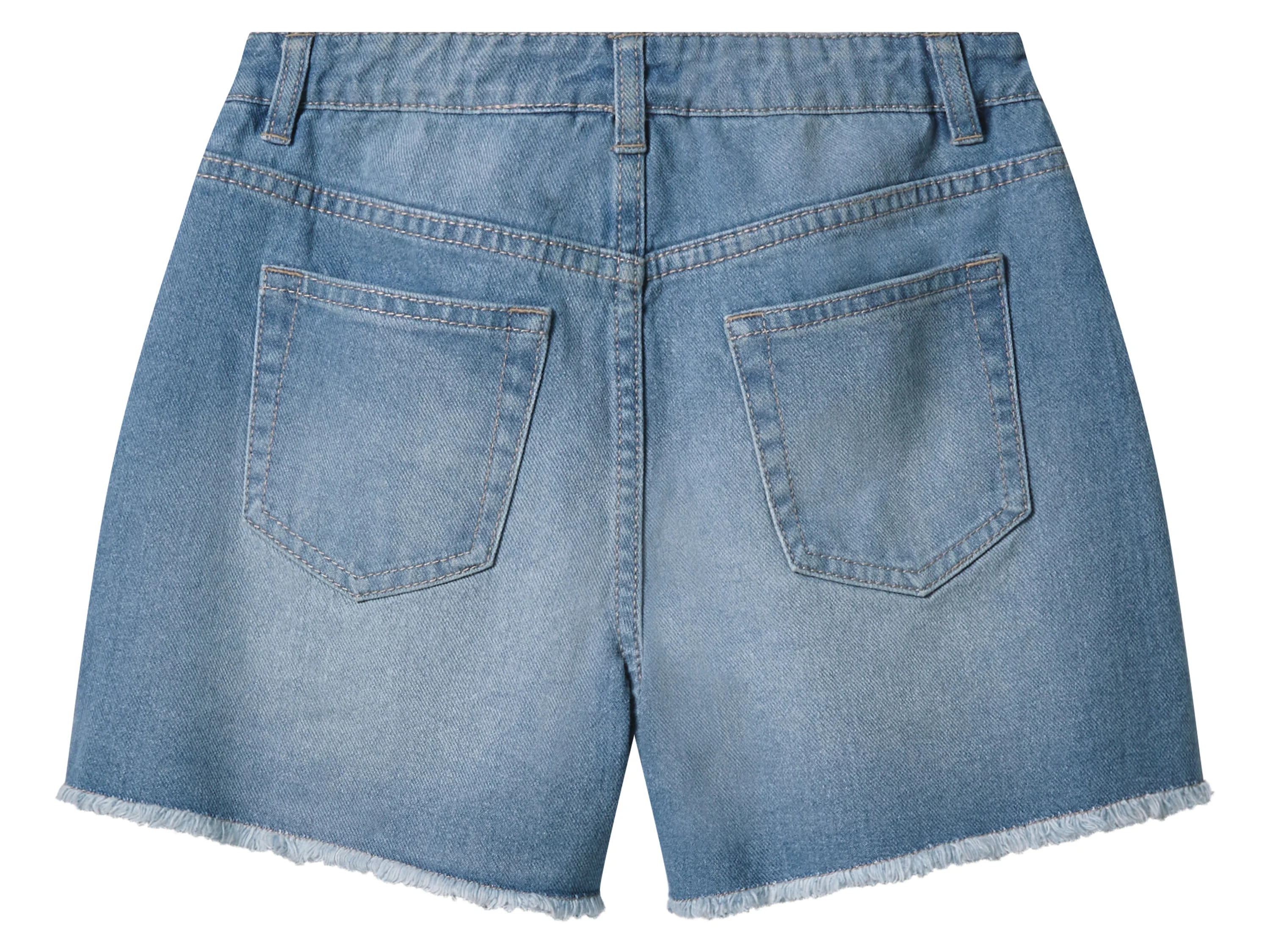 ESMARA KIDS Kinder Mädchen Jeansshorts (Blau, 146/152) – Bild 2 von 2