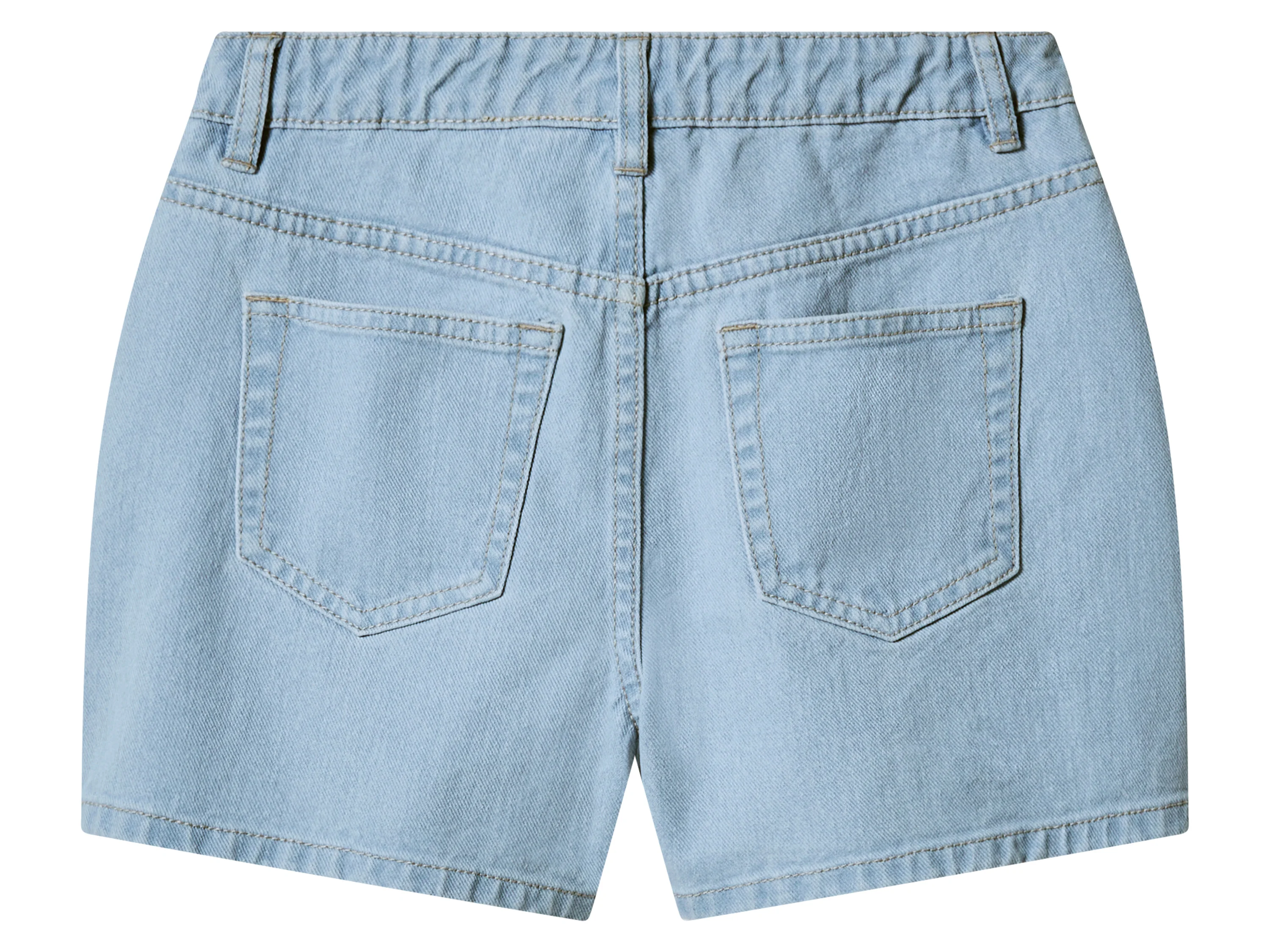 ESMARA KIDS Kinder Mädchen Jeansshorts (Hellblau, 134/140) – Bild 2 von 2