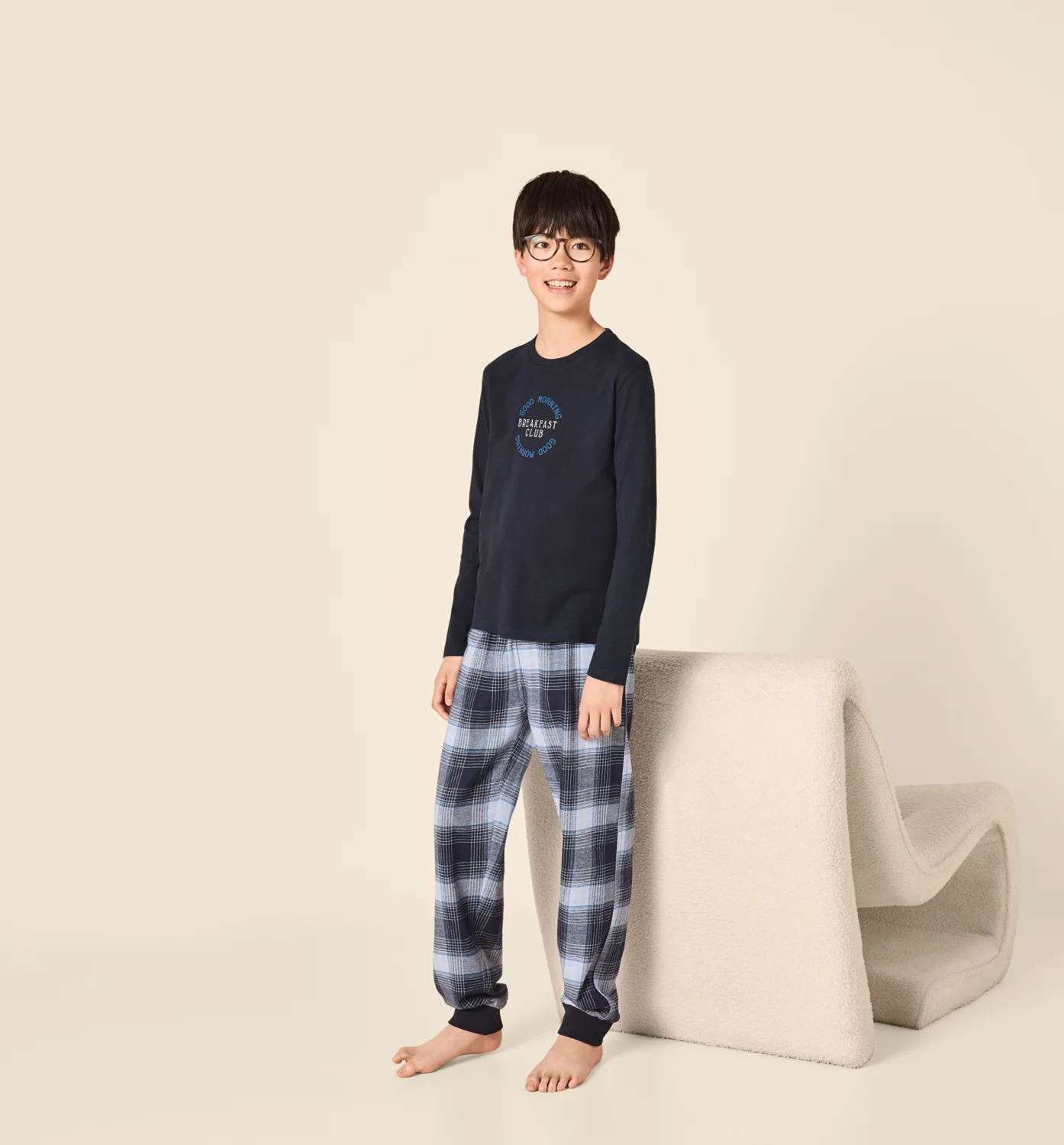 ESMARA KIDS Kinder Pyjama (Navy, 158/164) – Bild 2 von 4