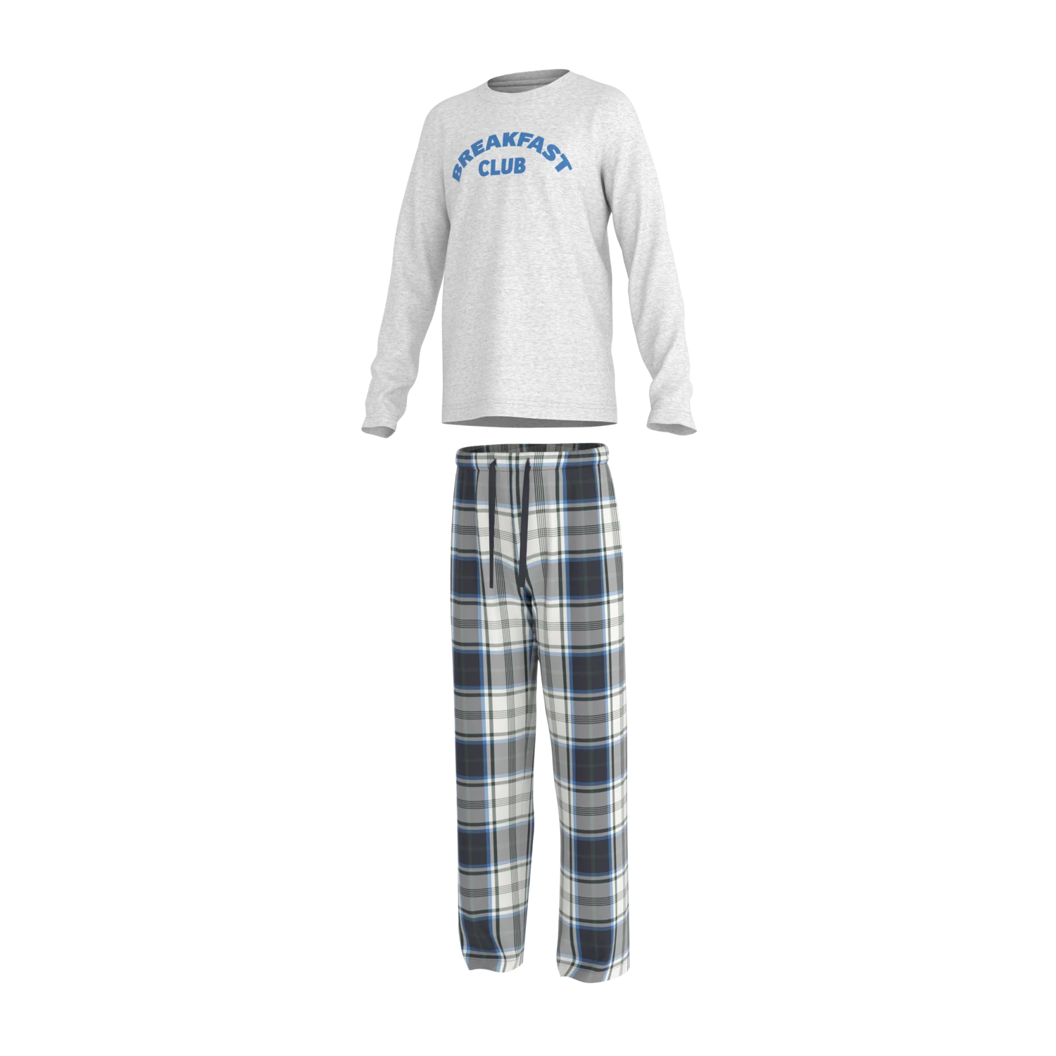 ESMARA KIDS Kinder Pyjama (Weiß, 134/140) – Bild 4 von 4