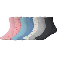 ESMARA KIDS Kinder Socken, 7 Paar (rosa/blau, 39/42)