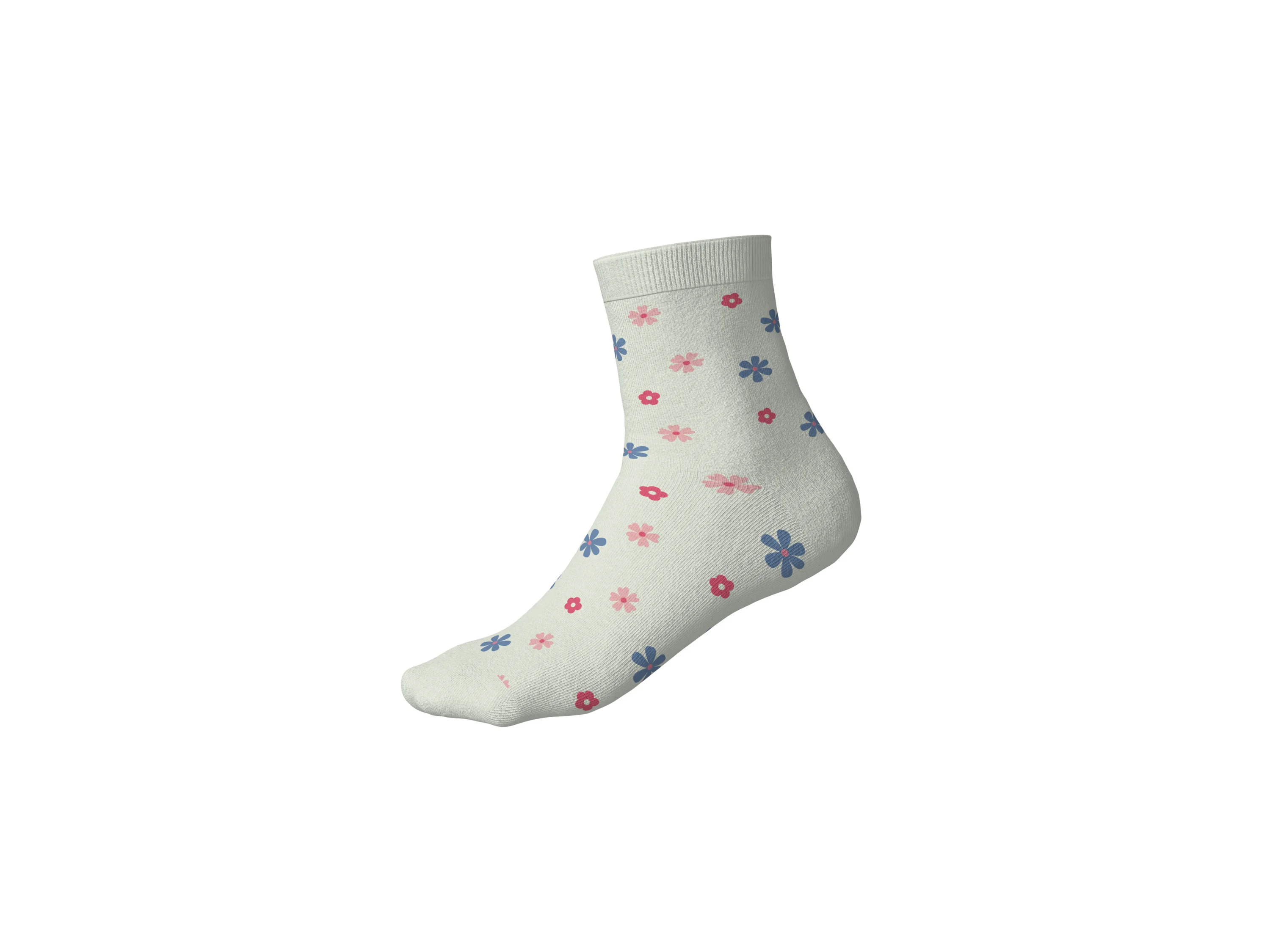 ESMARA KIDS Kinder Socken, 7 Paar (rosa/blau, 35/38) – Bild 3 von 4