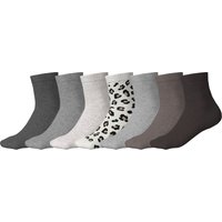 ESMARA KIDS Kinder Socken, 7 Stück (gemustert/weiß/grau/braun, 39-42)