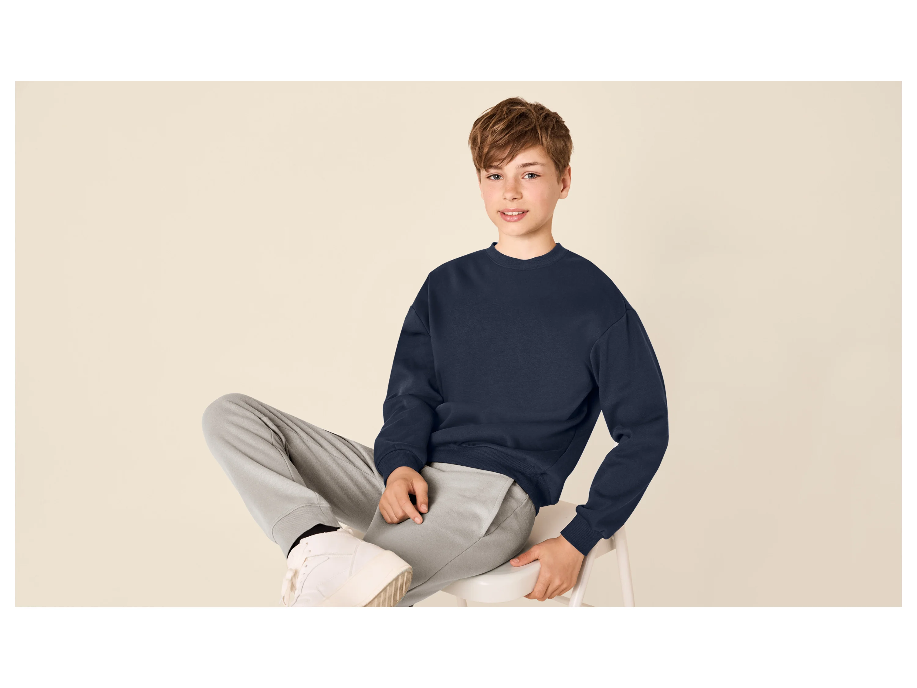 ESMARA KIDS Kinder Sweatshirt (Navy, 146/152) – Bild 2 von 4