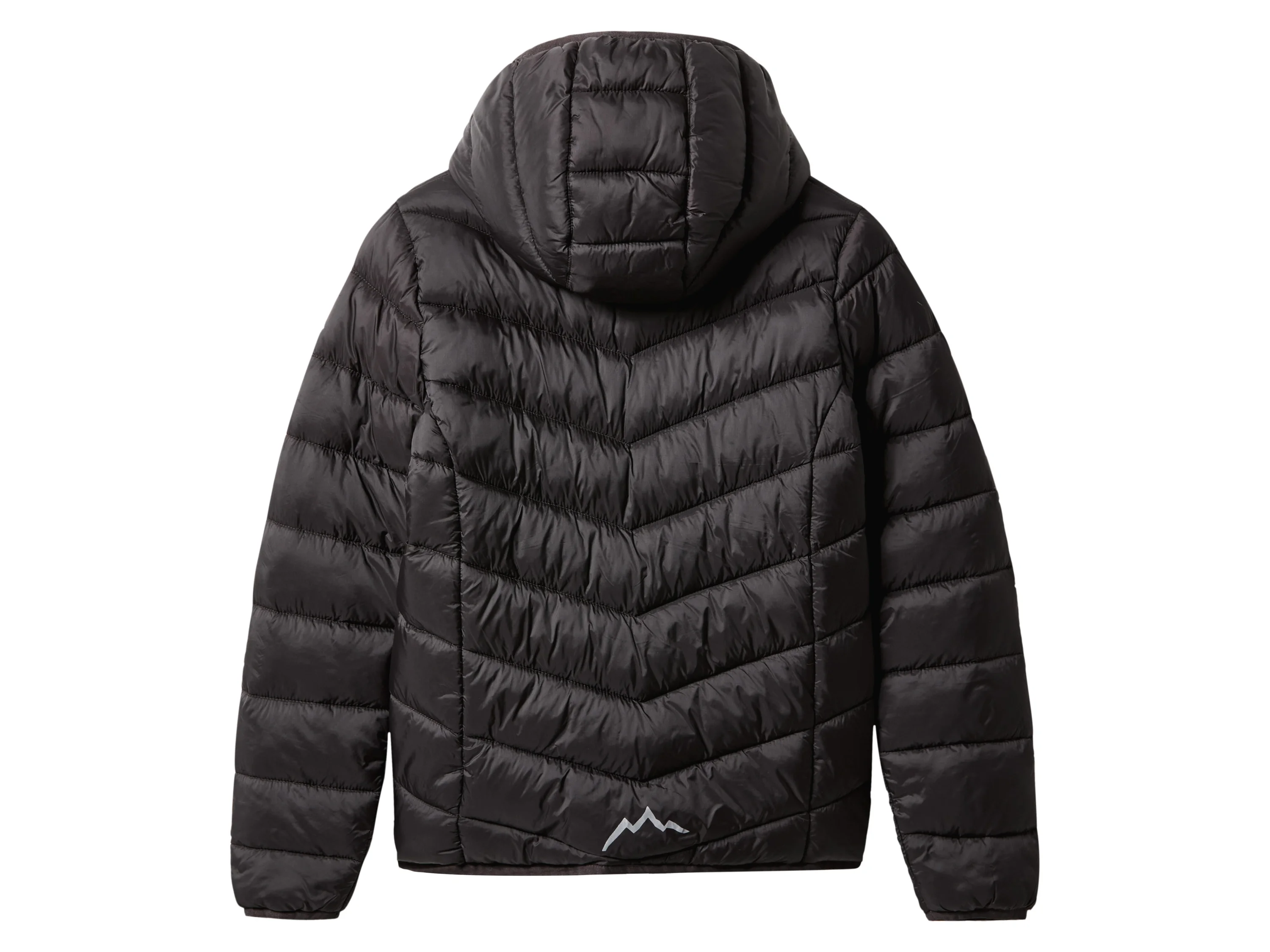 ESMARA® Kinder Lightweight-Jacke, mit reflektierendem Deko-Element (Schwarz, 134/140) – Bild 3 von 4