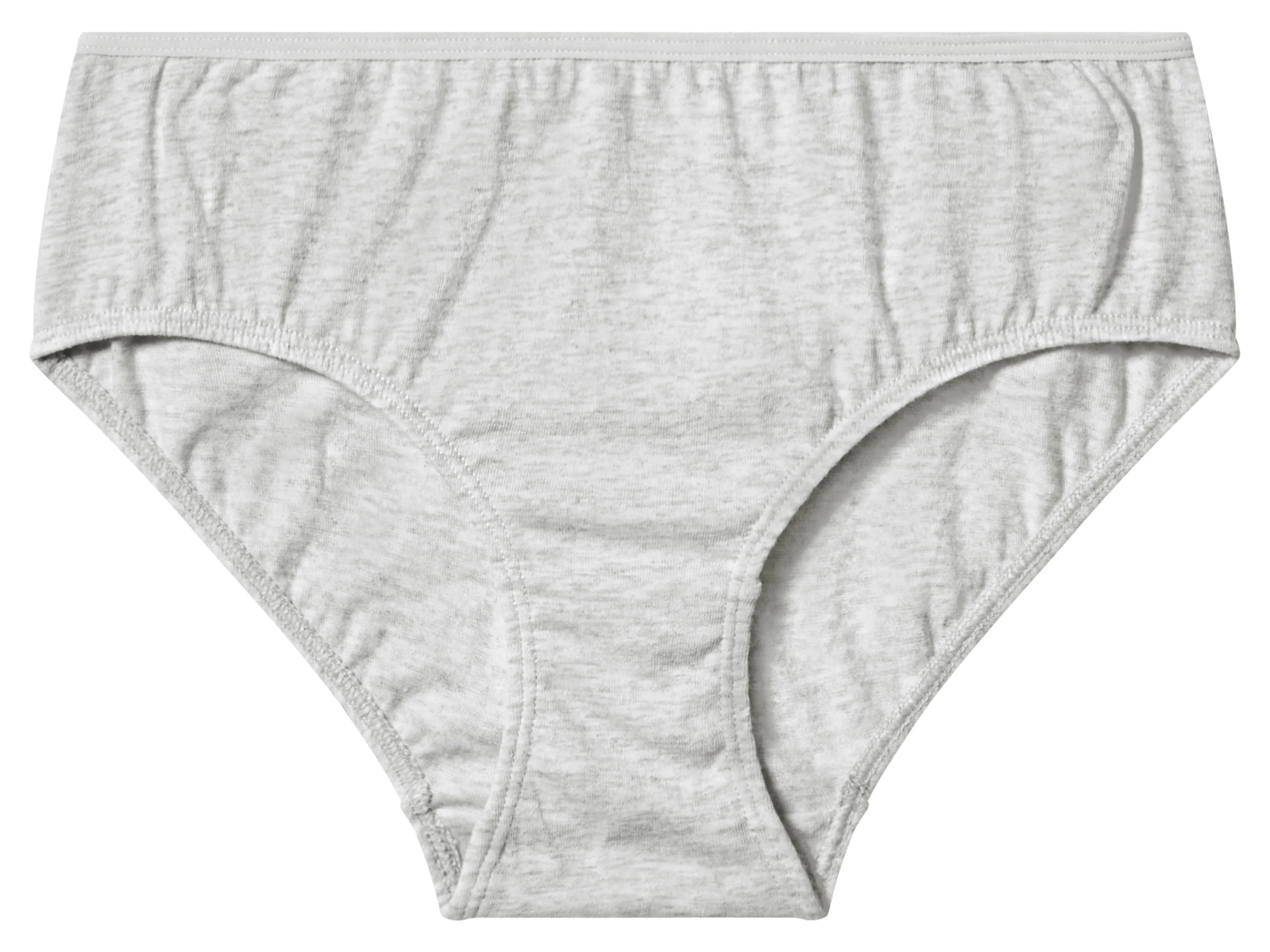 ESMARA® Kinder Mädchen Slips, 4 Stück (schwarz/grau, 134/140) – Bild 4 von 4