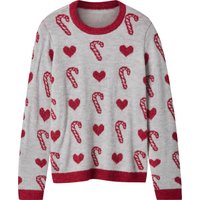 ESMARA® Kinder Strickpullover (Hellgrau, 158/164)