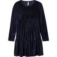 ESMARA® Kinder Velourskleid (Navy, 146/152)