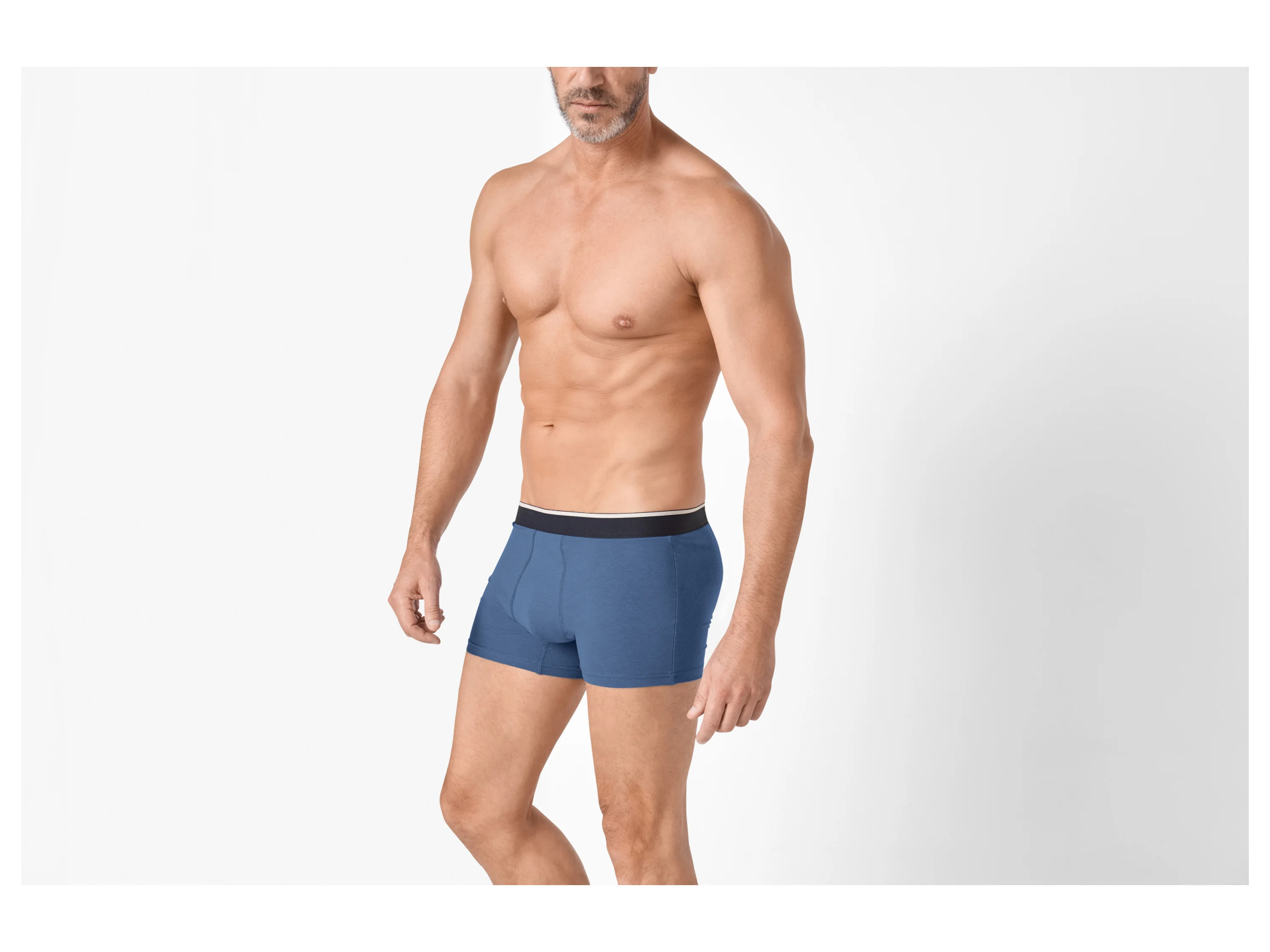 ESMARA MEN Boxer, 3 Stück (navy/blau/hellblau, 7/XL) – Bild 2 von 4