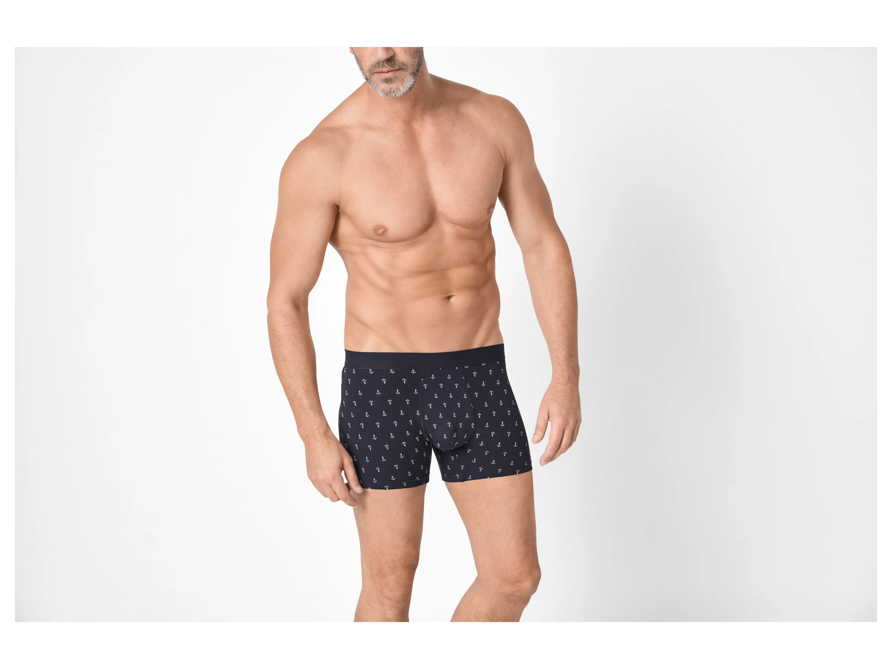 ESMARA MEN Boxer, 3 Stück (rot/navy/weiß, 8/XXL) – Bild 2 von 4