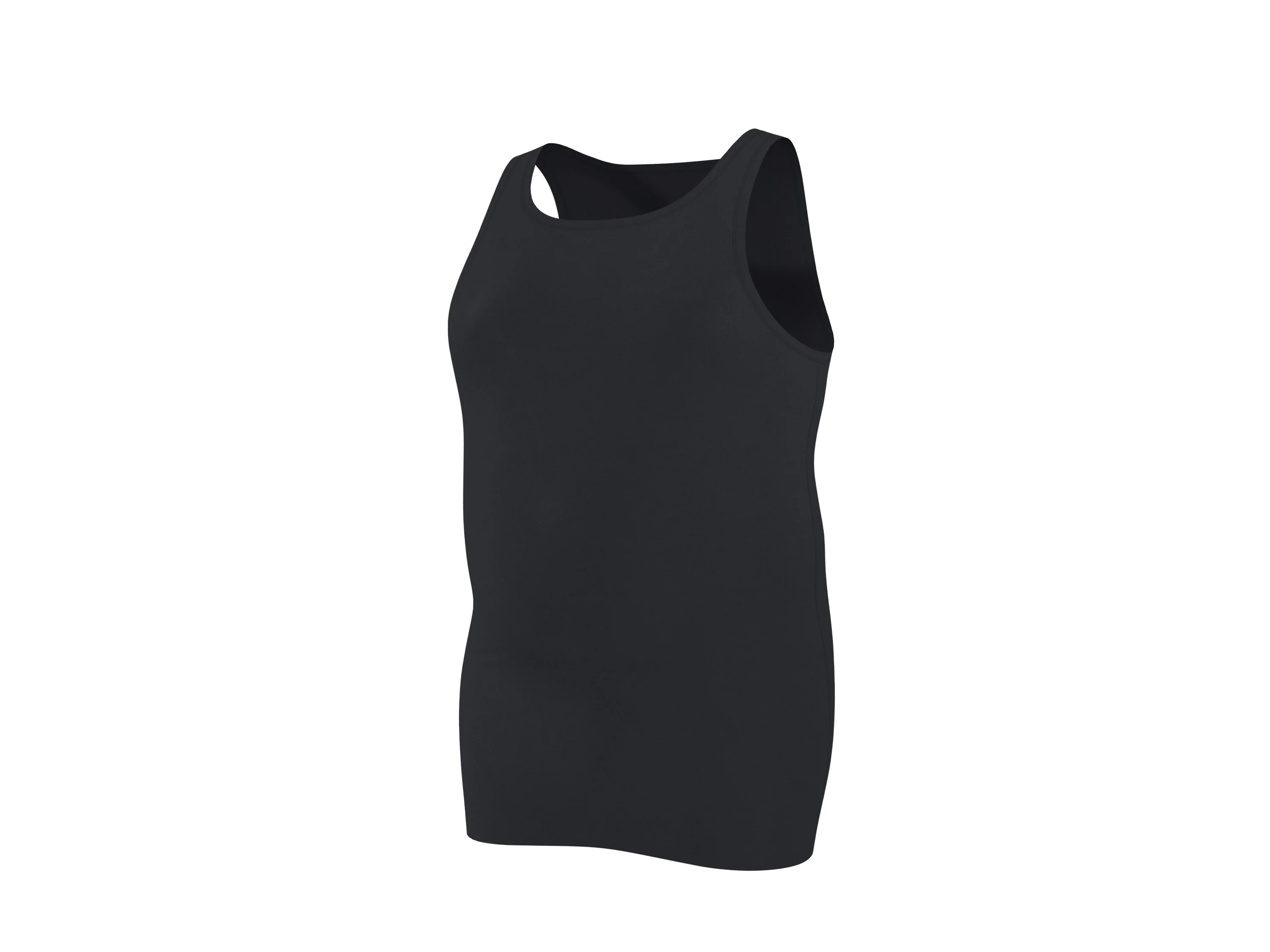ESMARA MEN Herren Achselhemd Feinripp, 3 Stück (Schwarz, 8/XXL) – Bild 4 von 4