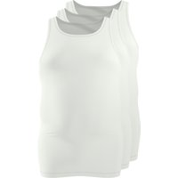 ESMARA MEN Herren Achselhemd Feinripp, 3 Stück (Weiß, 10/4XL)