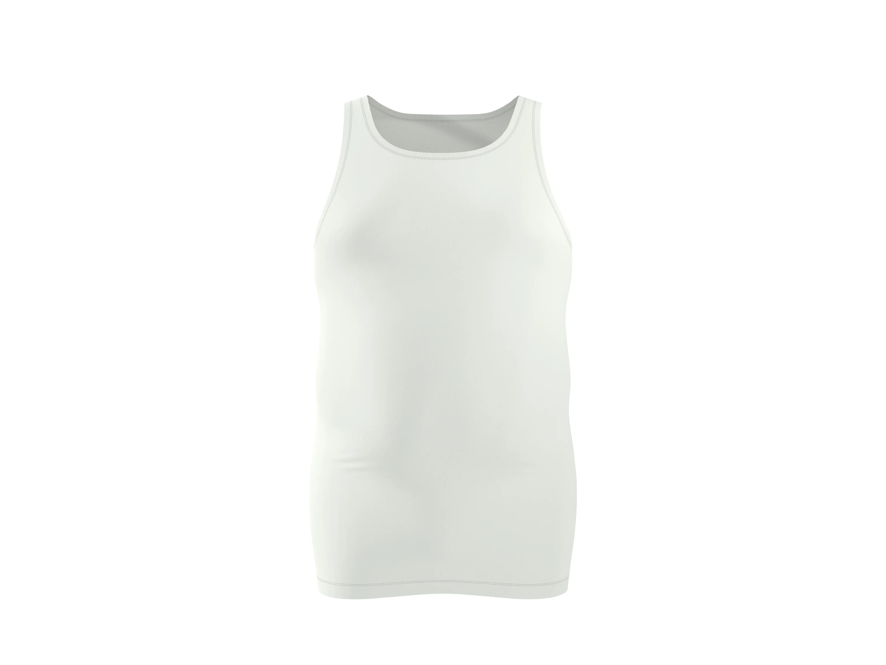 ESMARA MEN Herren Achselhemd Feinripp, 3 Stück (Weiß, 8/XXL) – Bild 2 von 4