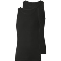ESMARA MEN Herren Achselhemd, 2 Stück (Schwarz, 5/M)