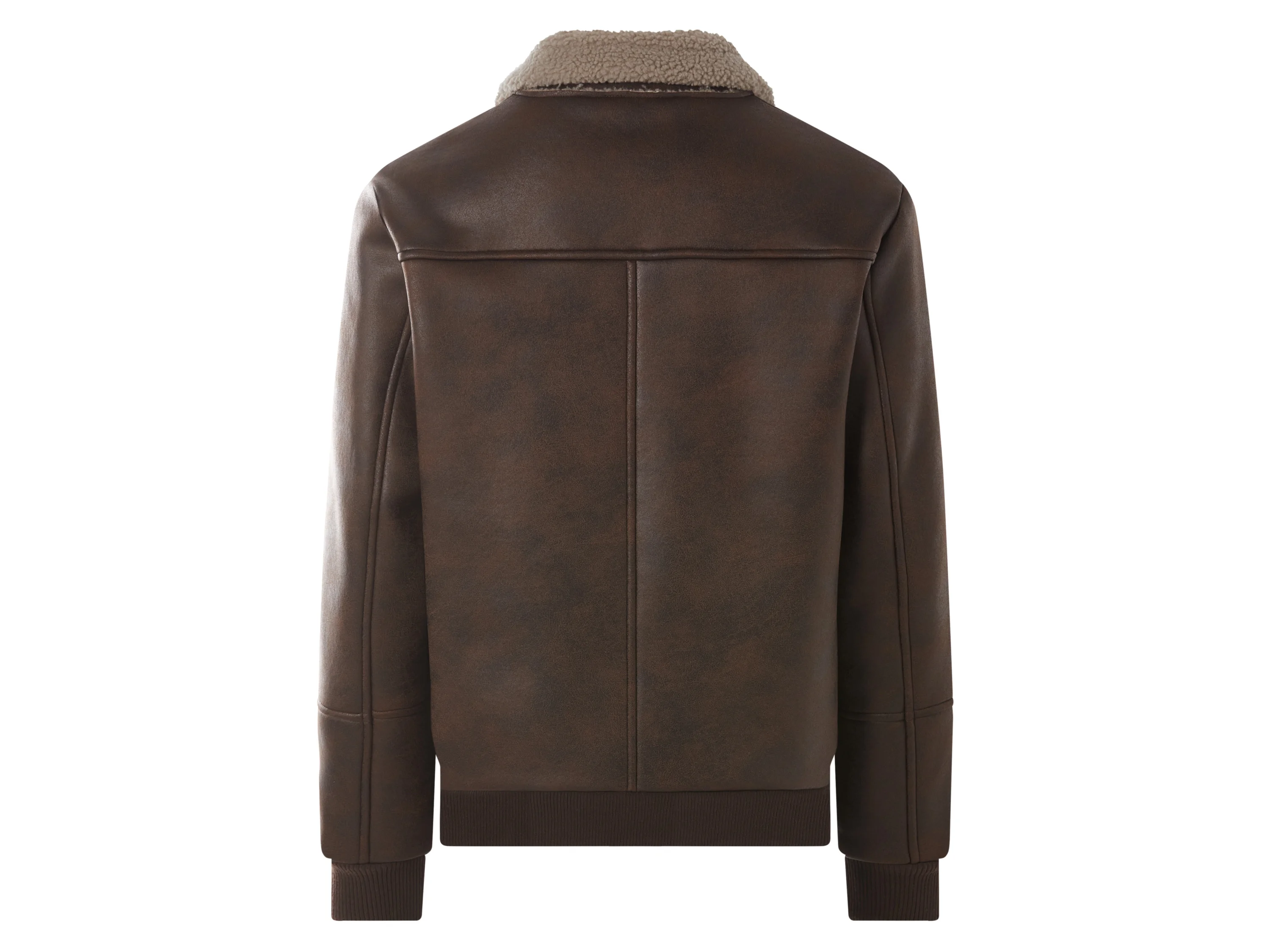 ESMARA MEN Herren Bikerjacke (Braun, L (52/54)) – Bild 3 von 4