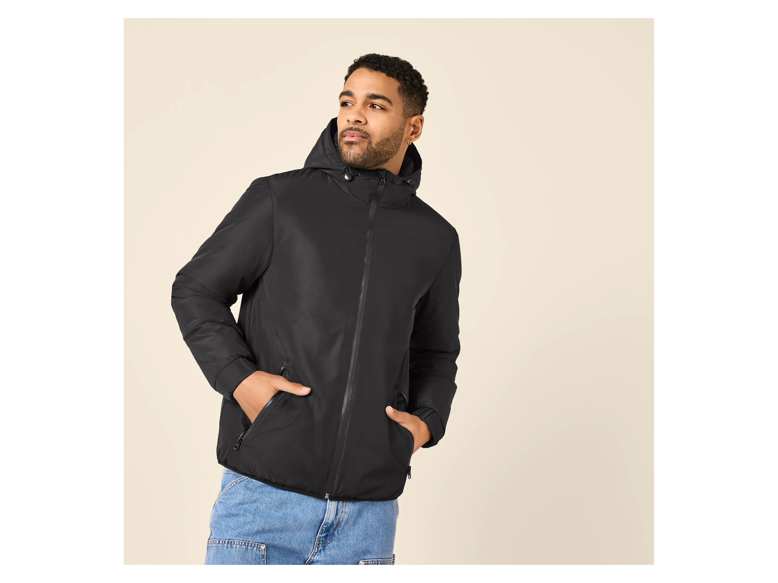 ESMARA MEN Herren Blouson (Schwarz, S (44/46)) – Bild 2 von 4