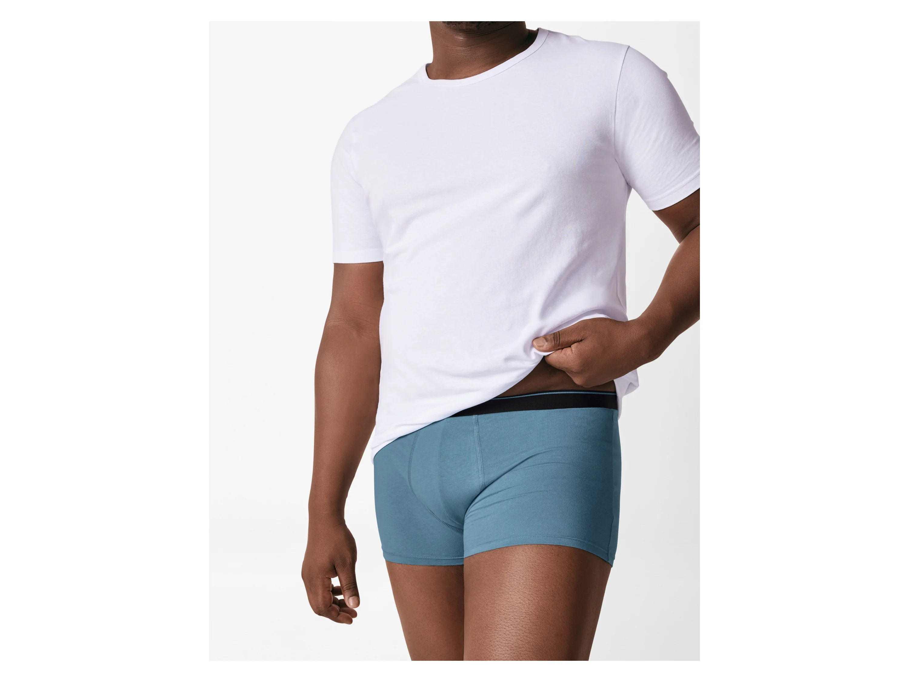 ESMARA MEN Herren Boxer, 3 Stück (schwarz/blau/grau, 8/XXL) – Bild 3 von 4