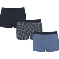 ESMARA MEN Herren Boxer, 3 Stück (navy/blau, 5/M)