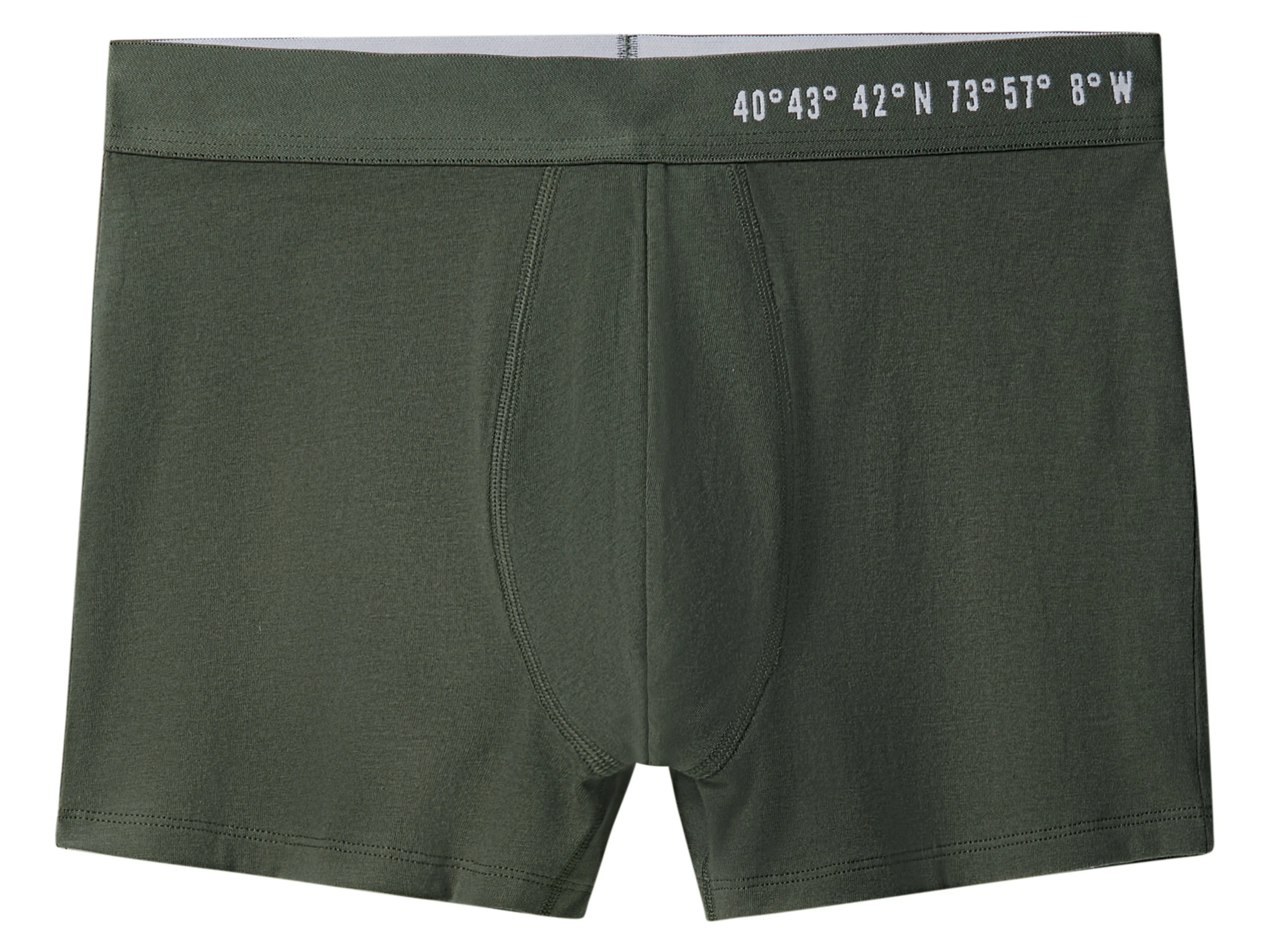 ESMARA MEN Herren Boxer, 3 Stück (Grün/Weiß, 8/XXL) – Bild 4 von 4