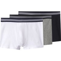 ESMARA MEN Herren Boxer, 3 Stück (navy/weiß/grau, 7/XL)