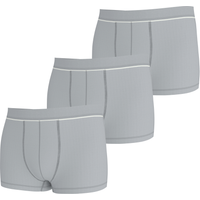 ESMARA MEN Herren Boxer, 3 Stück (Grau, 6/L)