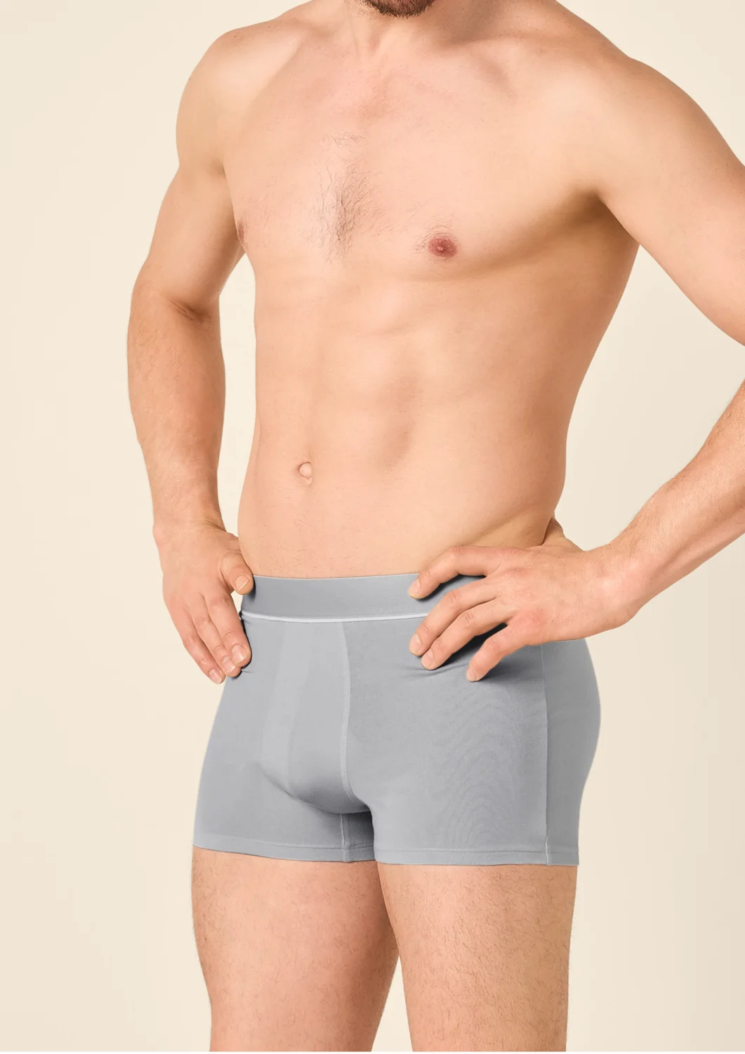 ESMARA MEN Herren Boxer, 3 Stück (Grau, 6/L) – Bild 2 von 4