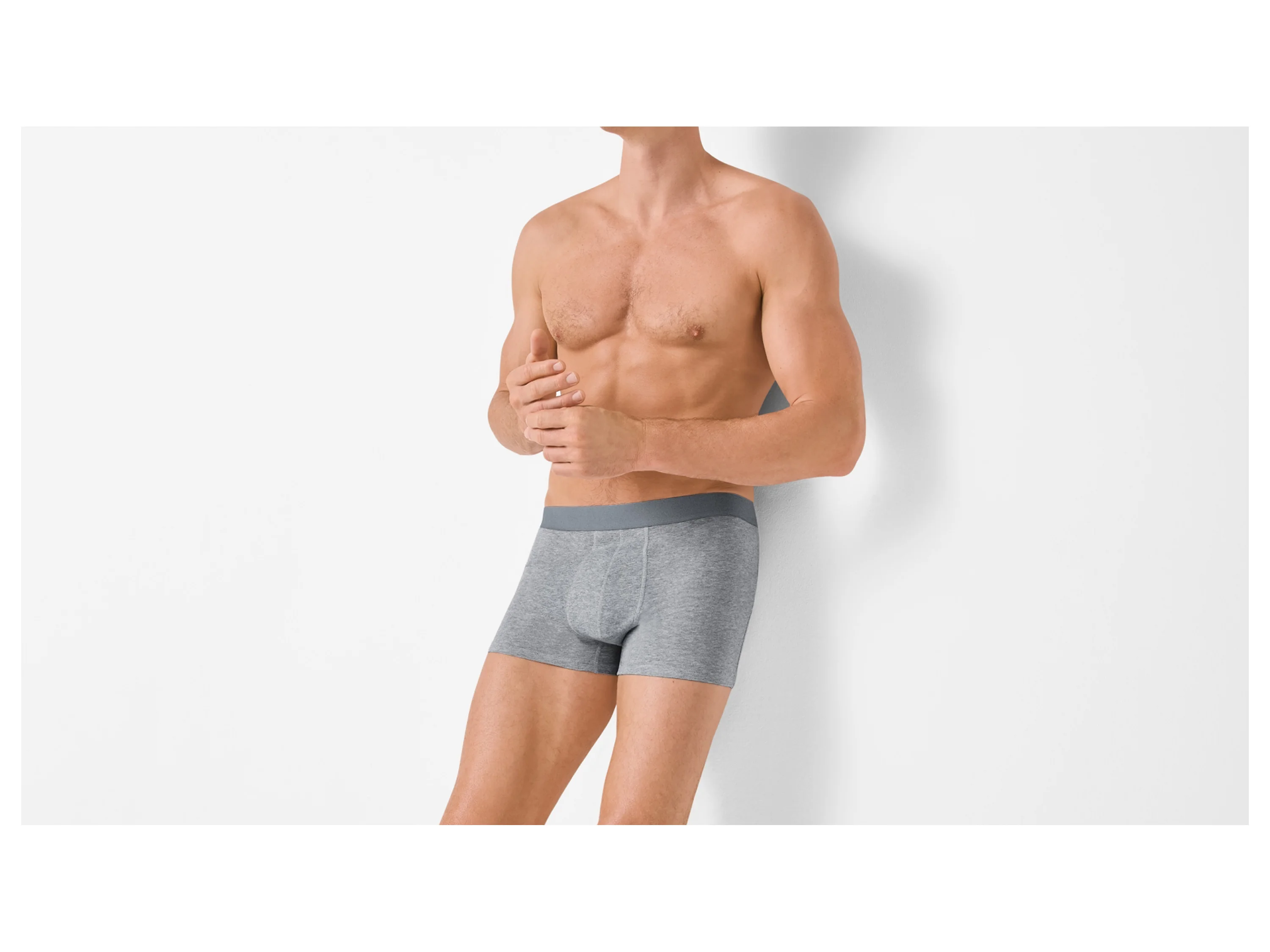 ESMARA MEN Herren Boxer 3er (schwarz/grau/weiß, 6/L) – Bild 4 von 4