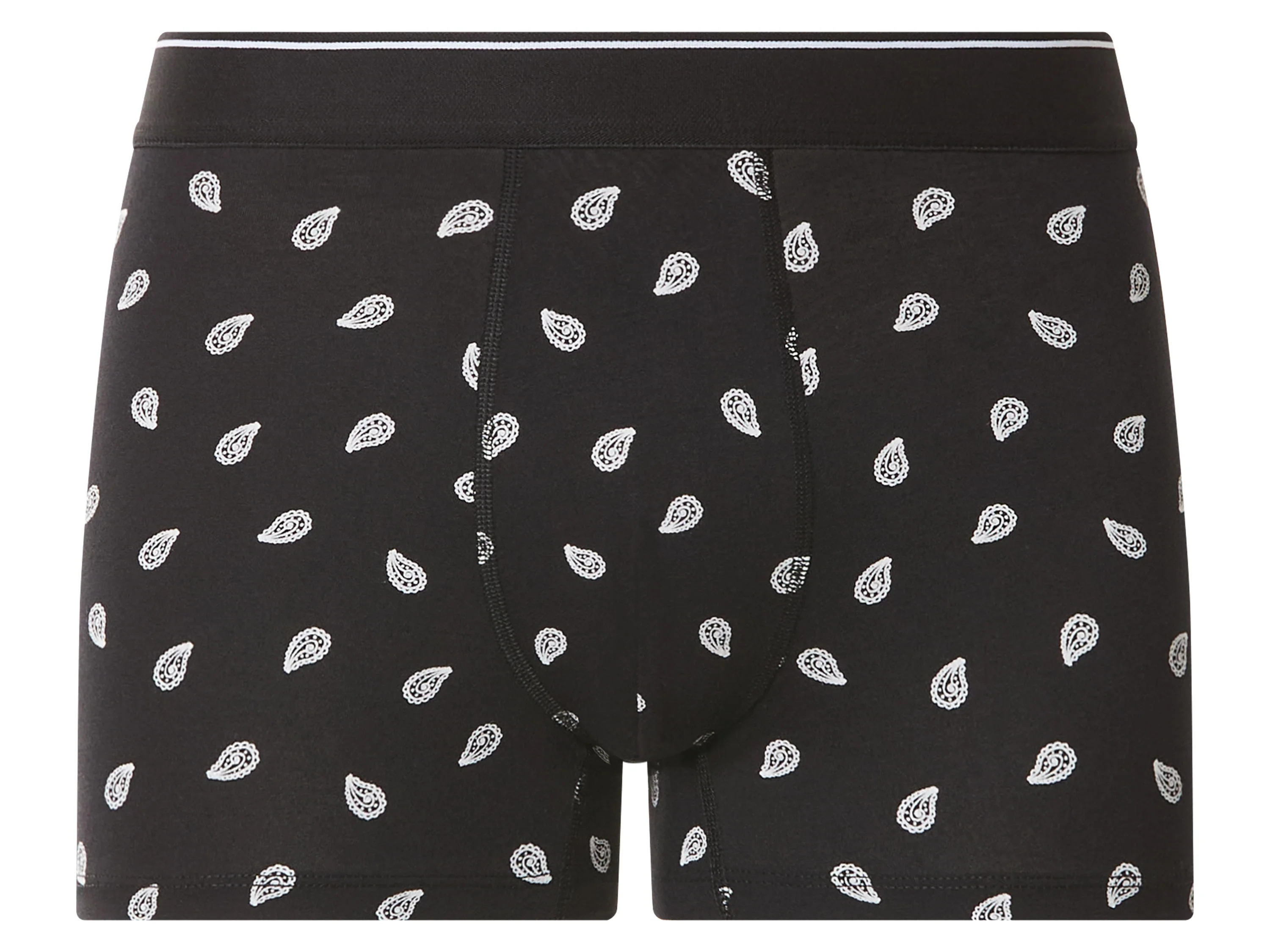 ESMARA MEN Herren Boxer, 3 Stück (schwarz/grau/weiß, 8/XXL) – Bild 4 von 4
